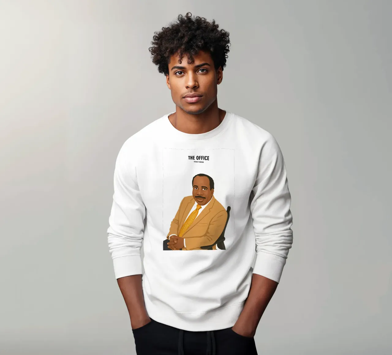 Stanley Hudson The Office felpa da MoviesArt