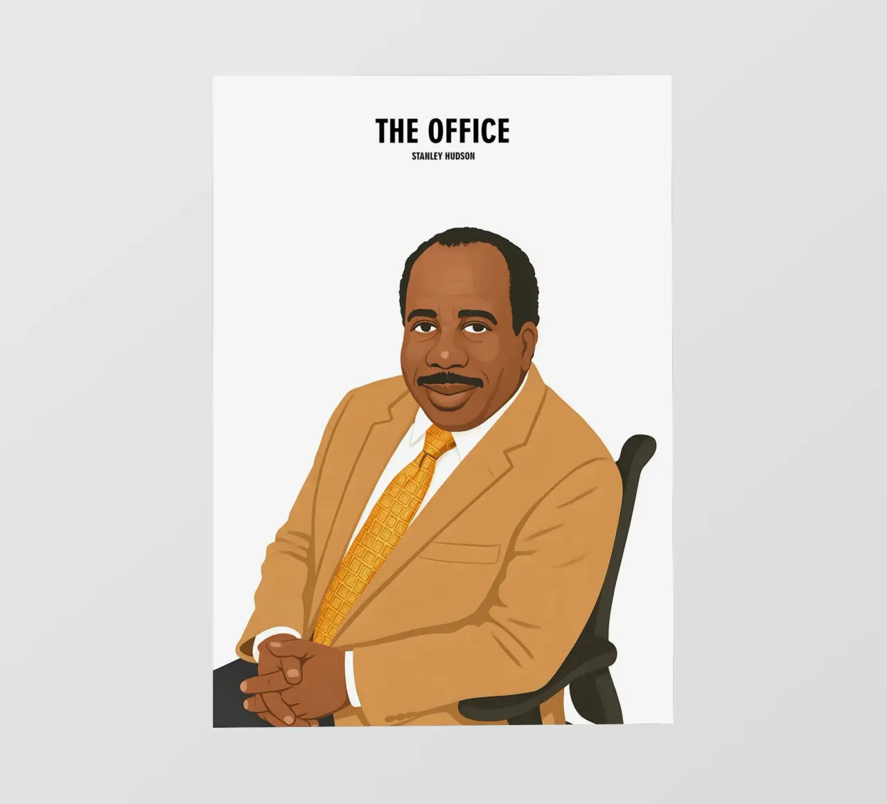 Stanley Hudson The Office pellicola backlit da MoviesArt