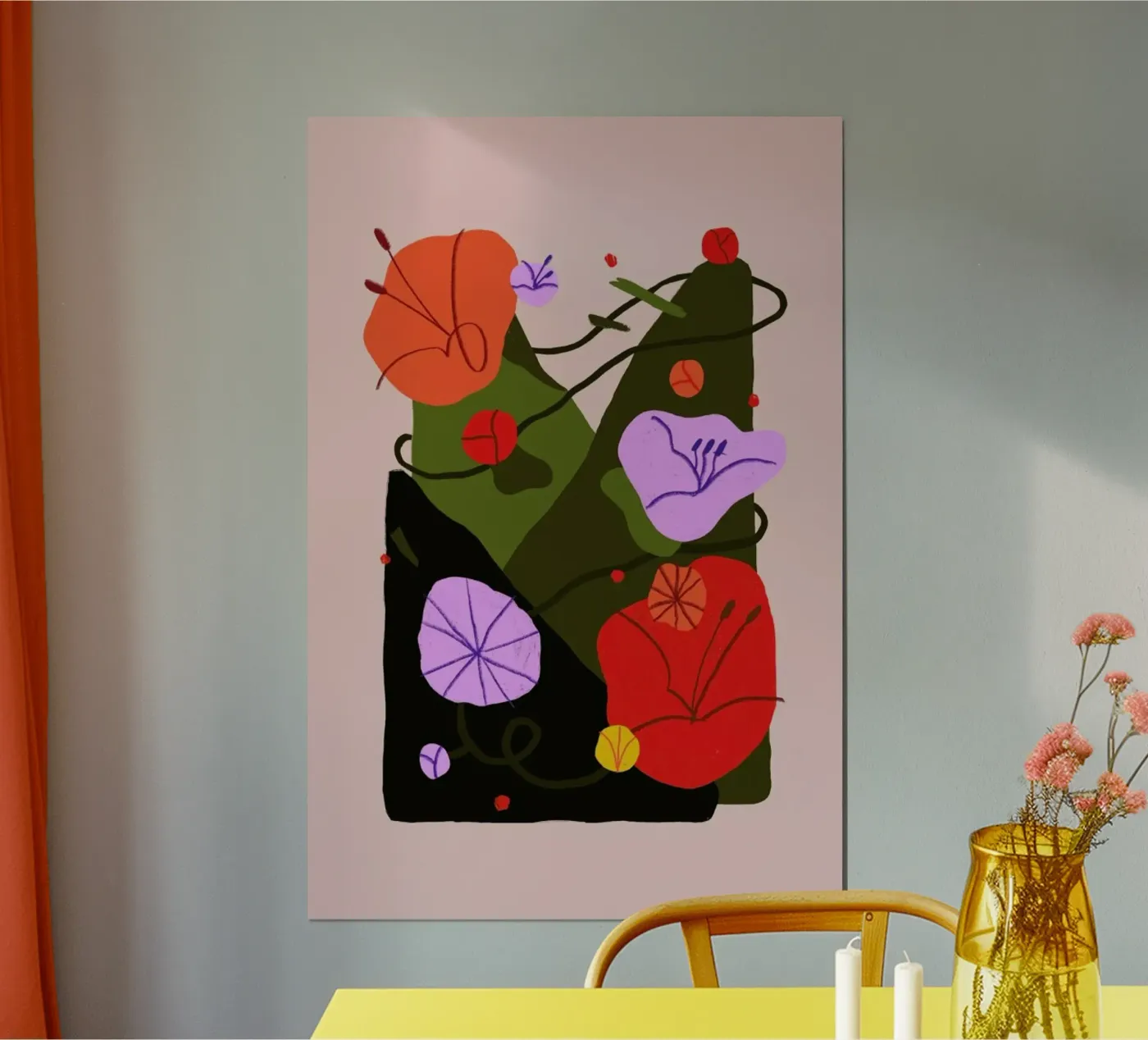Easter Valley poster van Pure