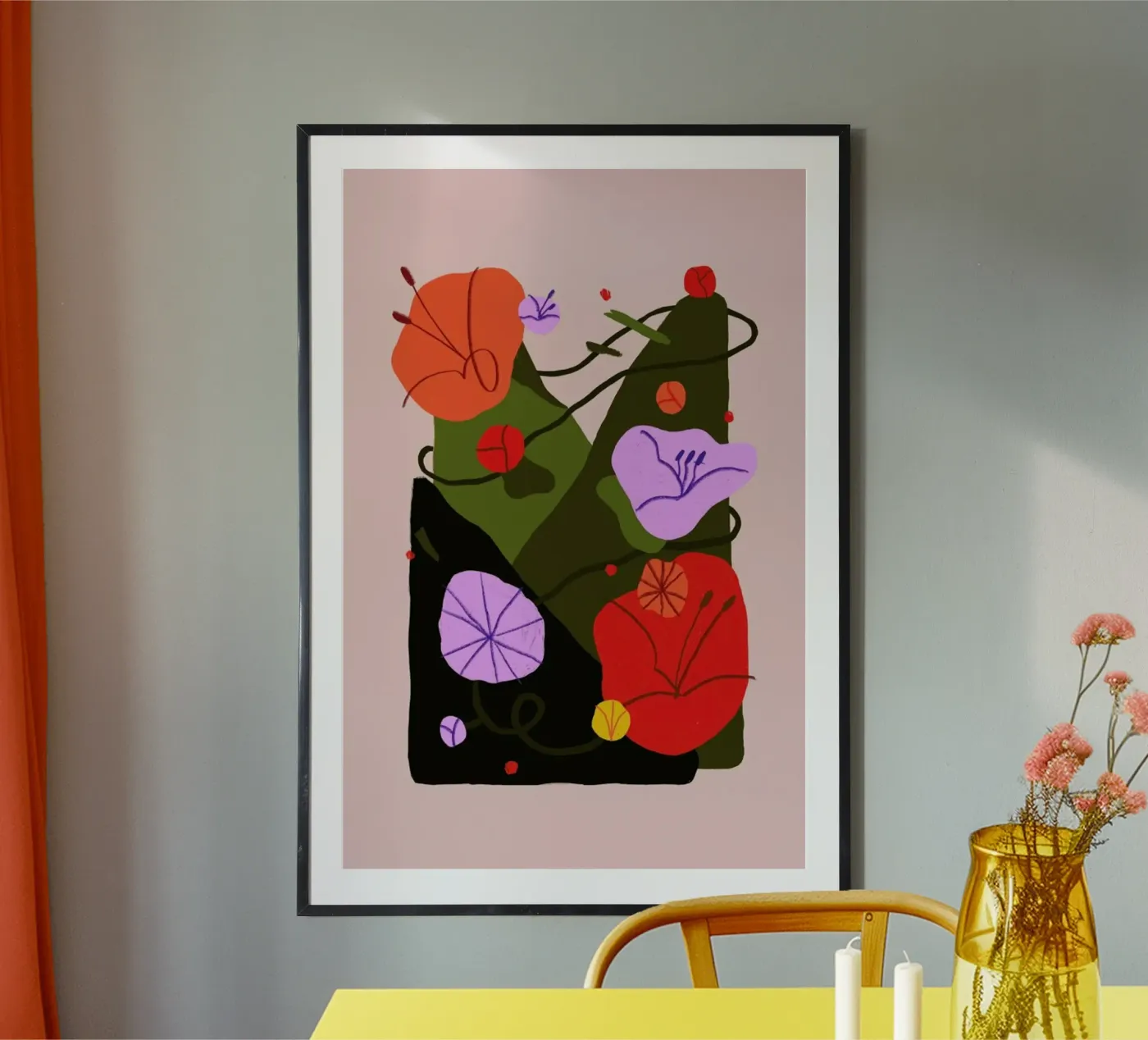 Easter Valley poster van Pure
