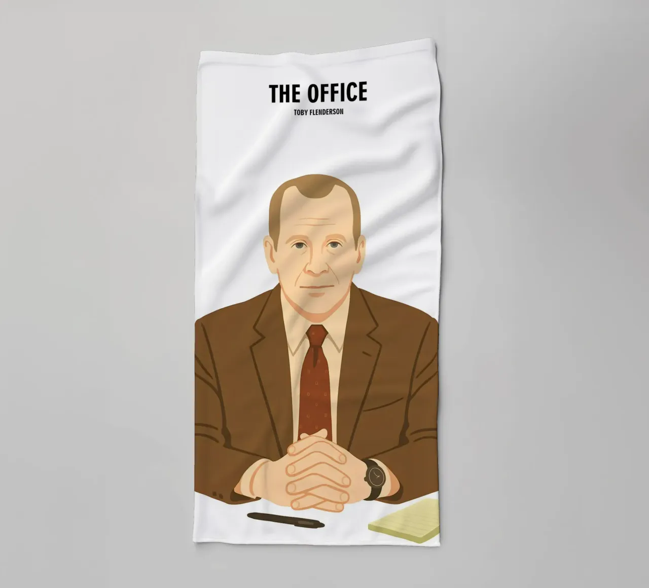 Toby Flenderson The Office asciugamano da bagno da MoviesArt