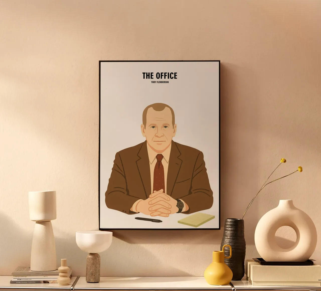 Toby Flenderson The Office alluminio dibond da MoviesArt