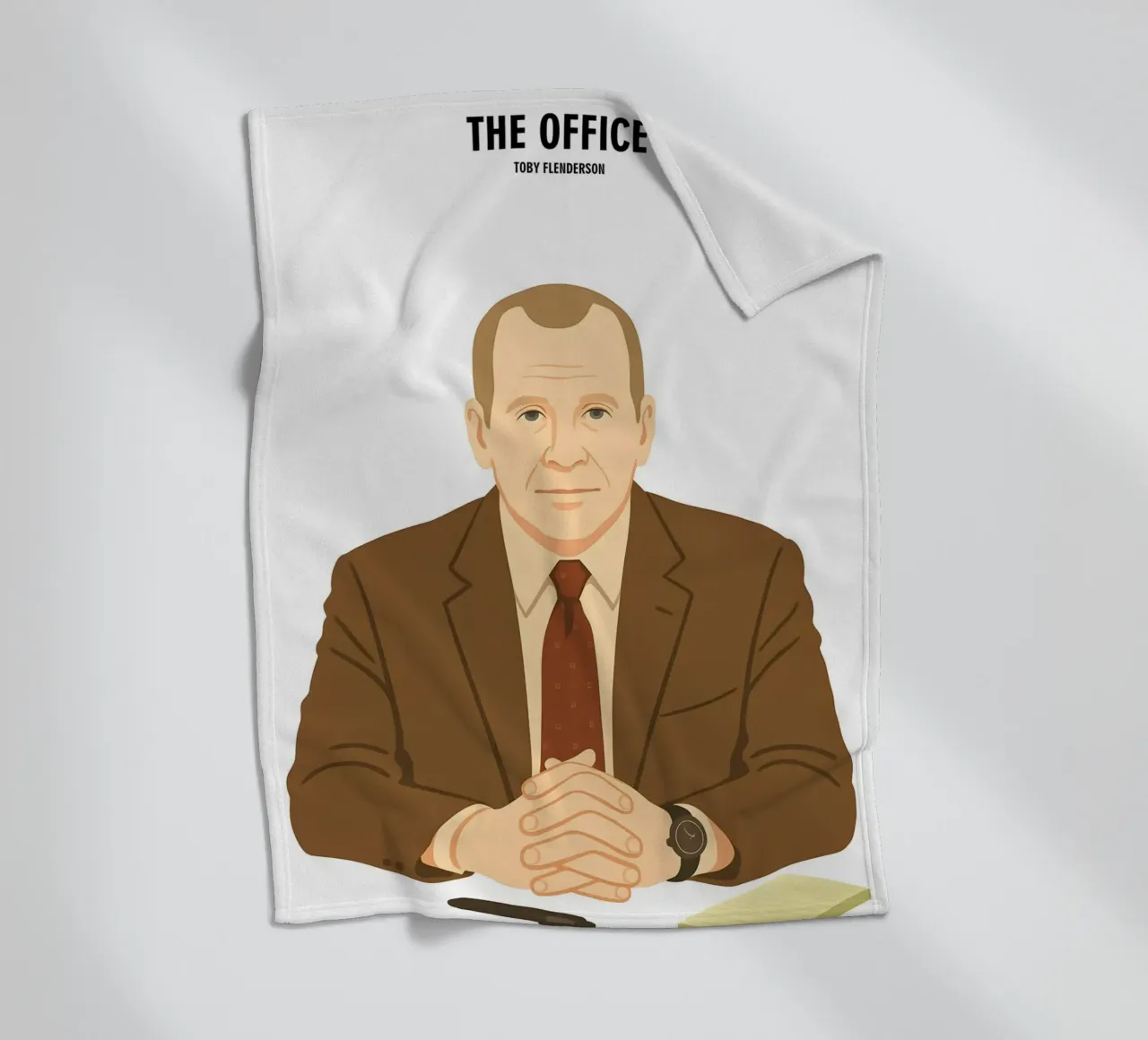 Toby Flenderson The Office coperta in pile da MoviesArt
