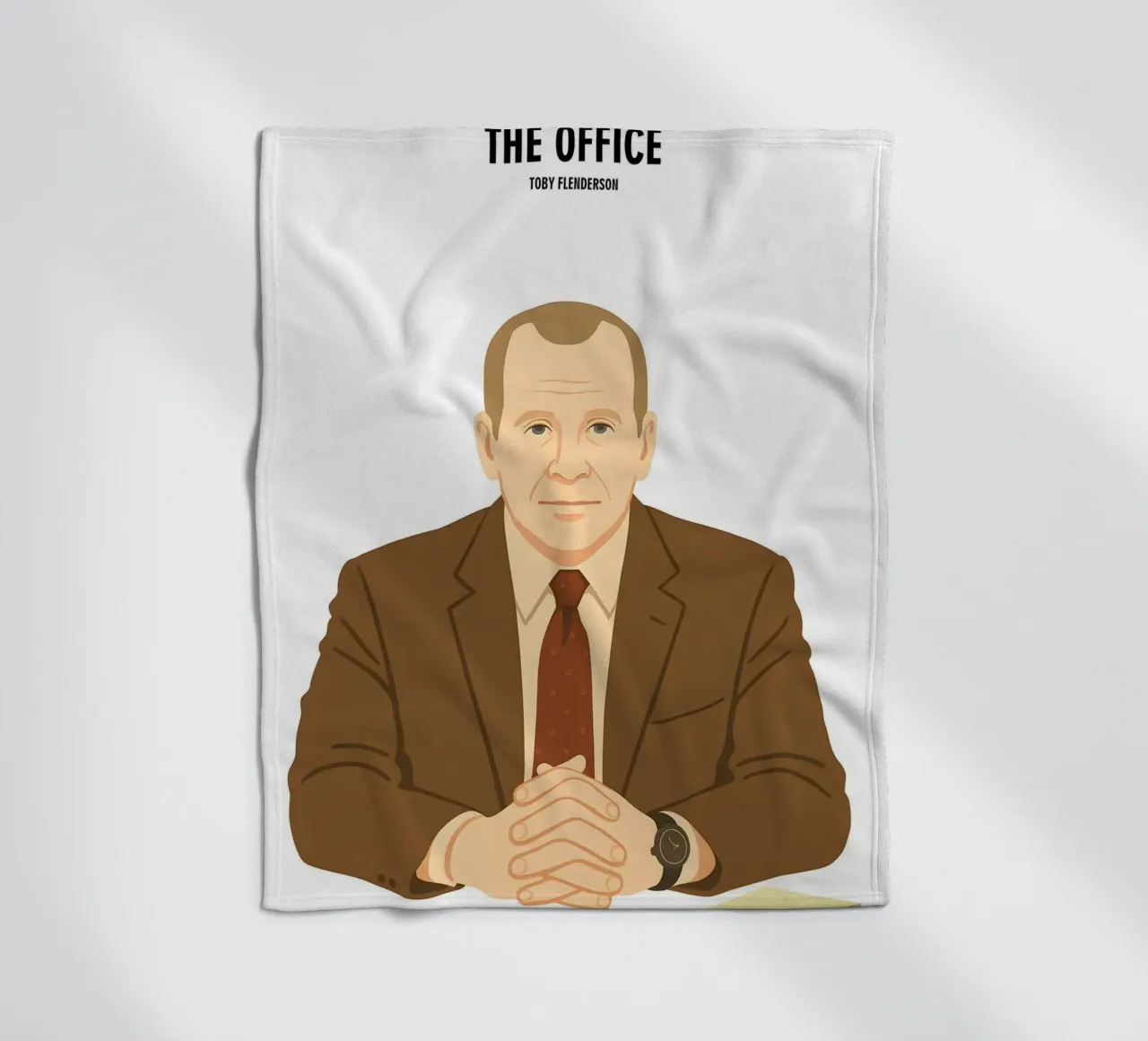 Toby Flenderson The Office coperta in pile da MoviesArt