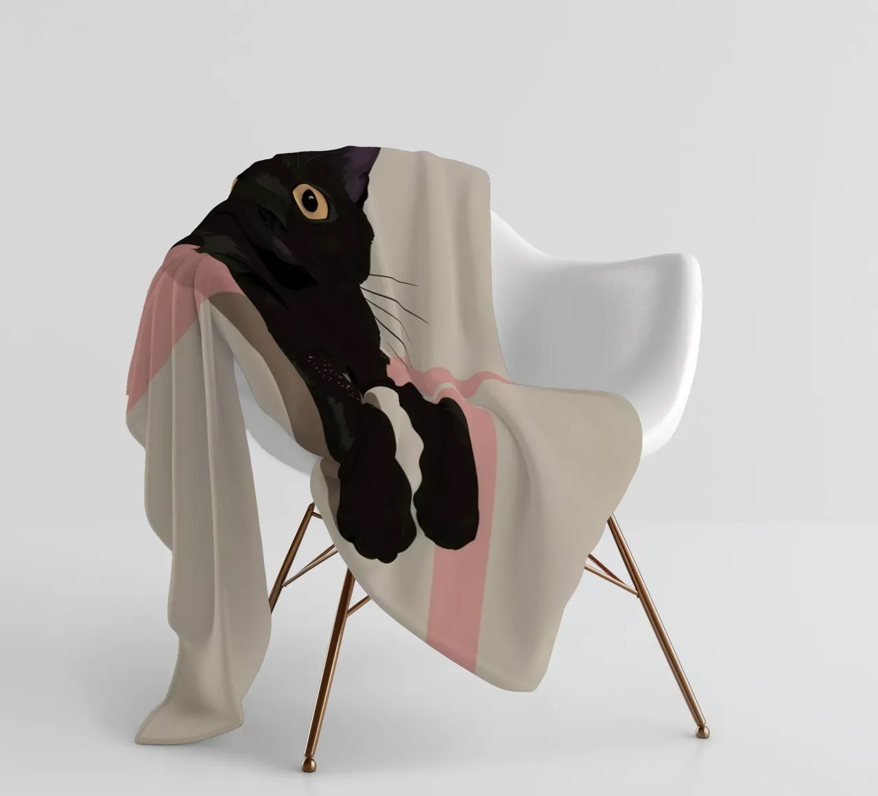 Elegant Void Repose fleece blanket by Stone Patina