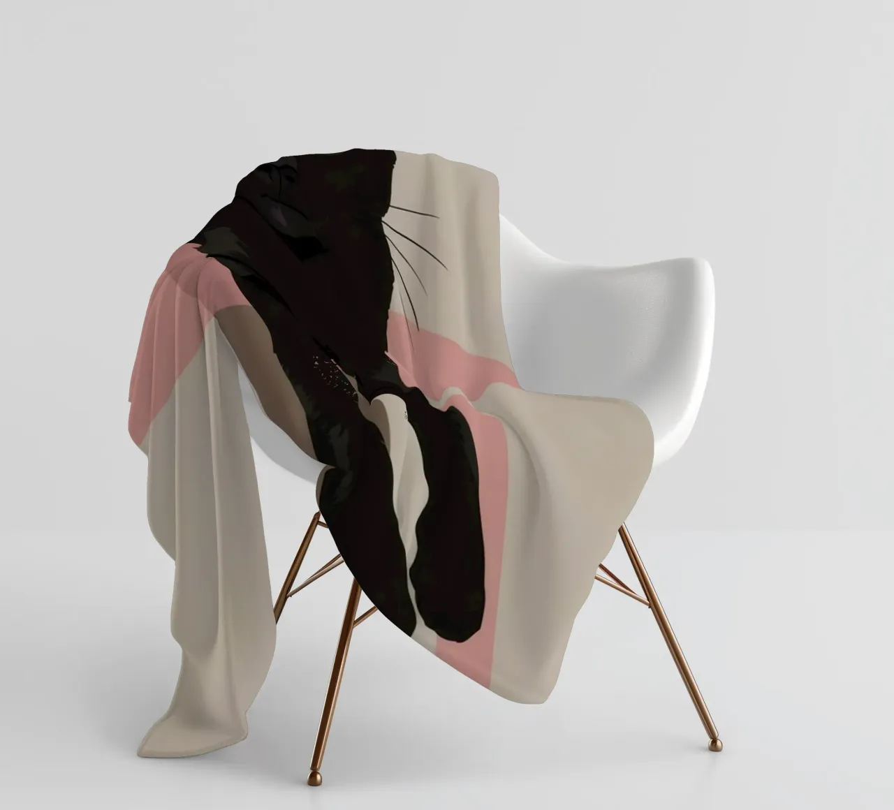 Elegant Void Repose fleece blanket by Stone Patina