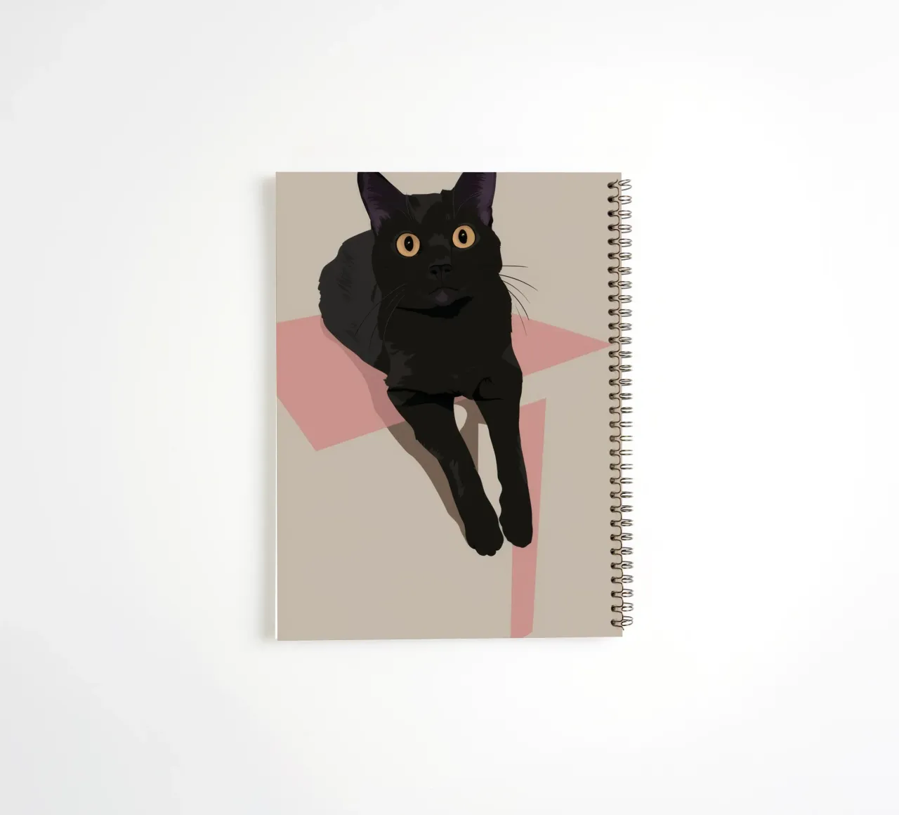 Elegant Void Repose spiral notebook by Stone Patina