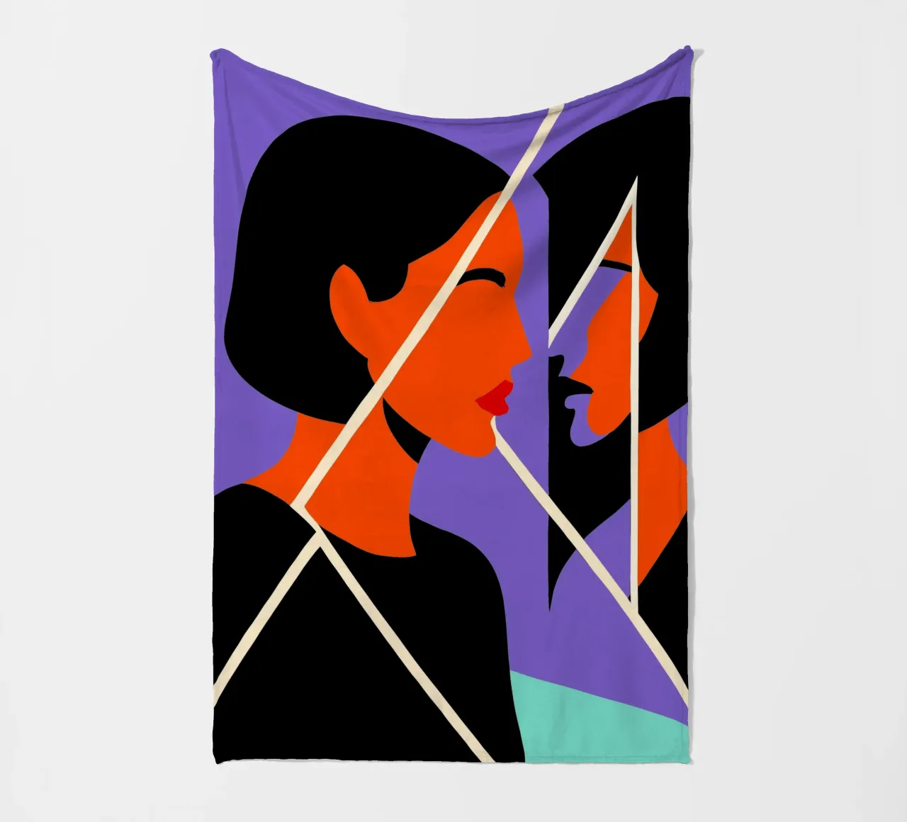 Weerspiegelde waarheid fleecedeken van SMPLE