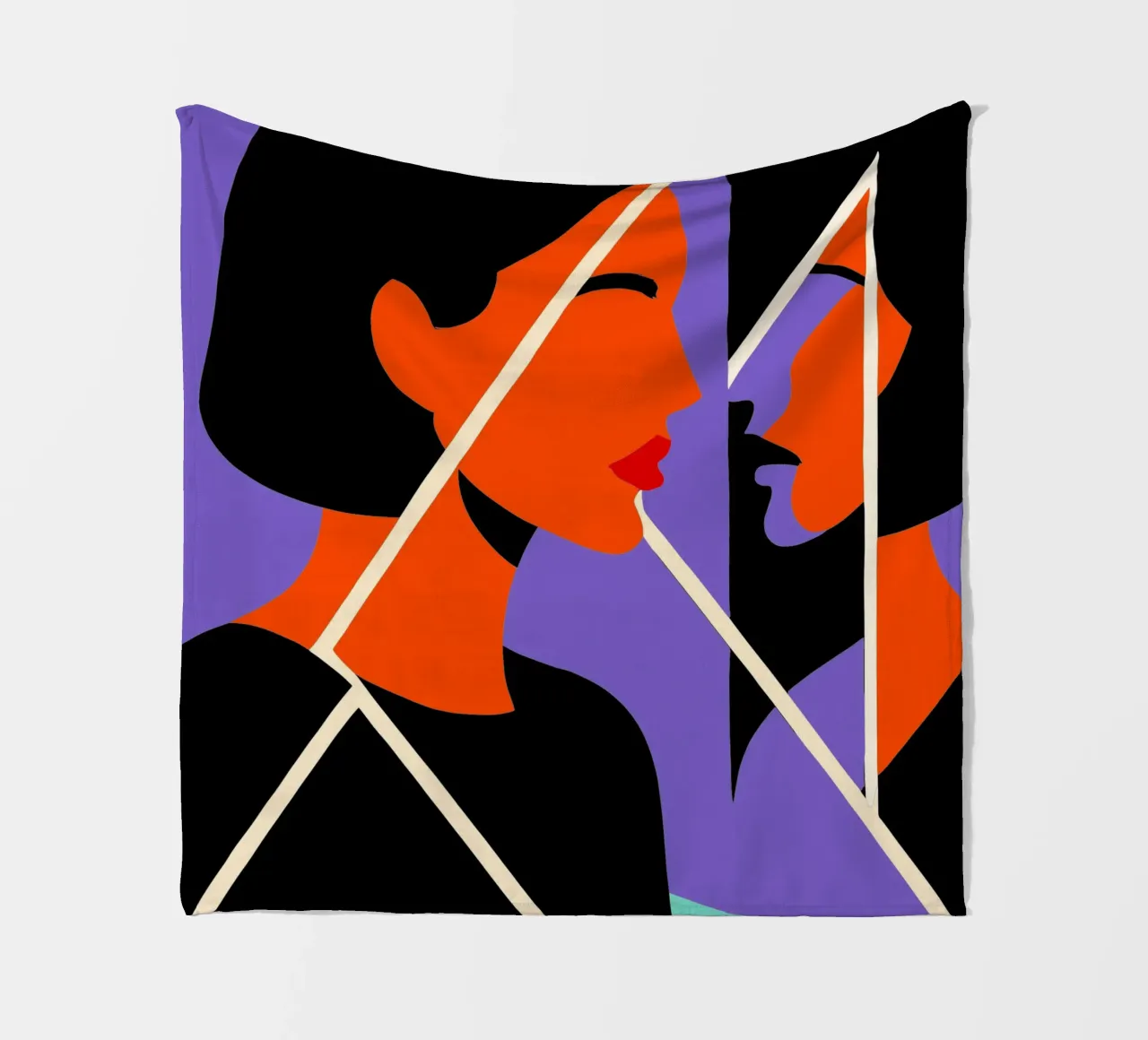 Weerspiegelde waarheid fleecedeken van SMPLE