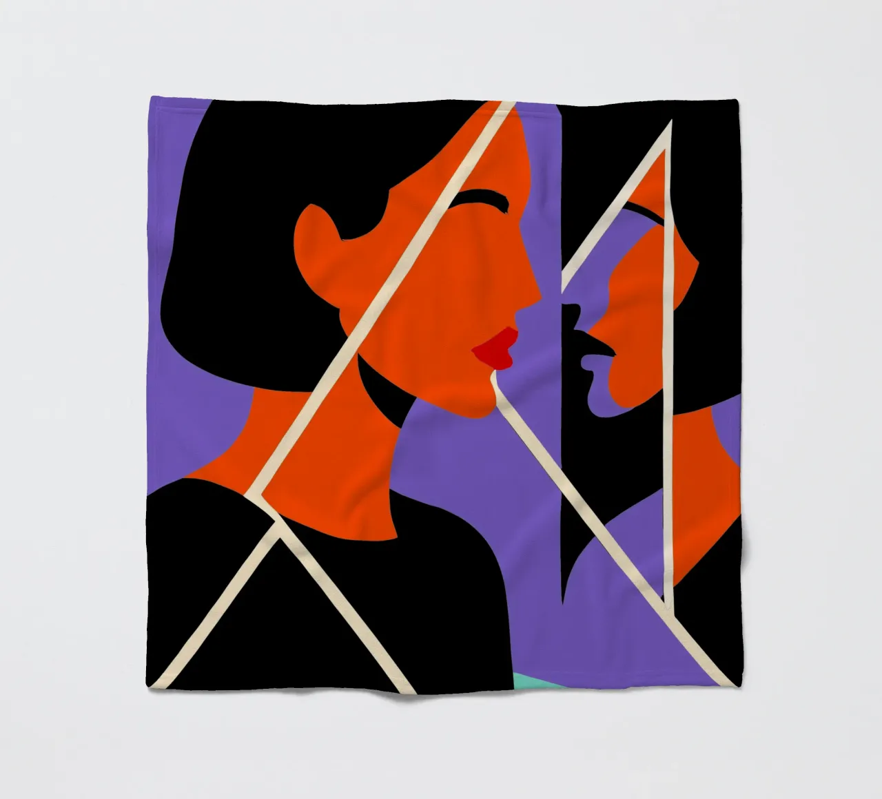 Weerspiegelde waarheid fleecedeken van SMPLE