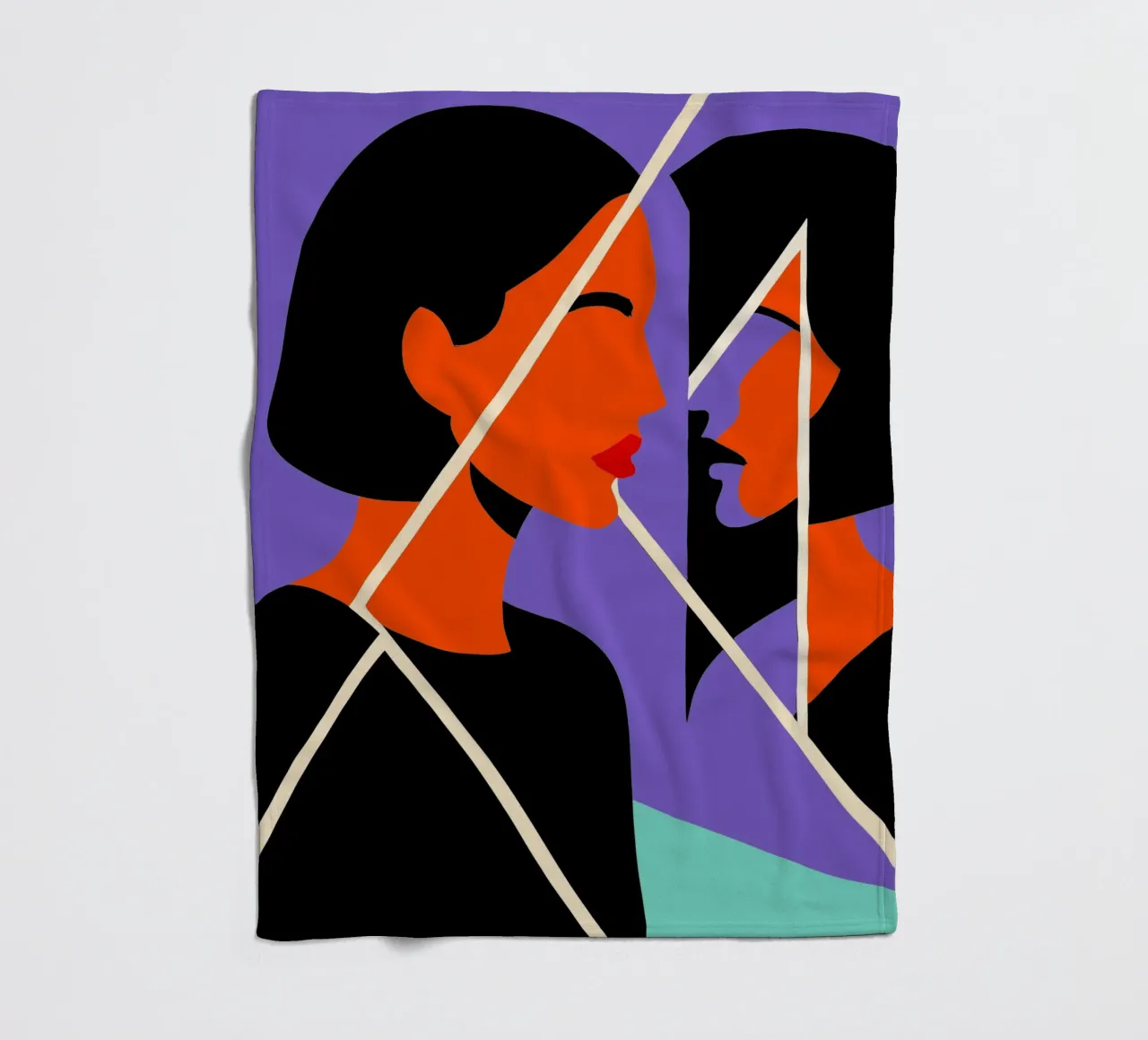 Weerspiegelde waarheid fleecedeken van SMPLE