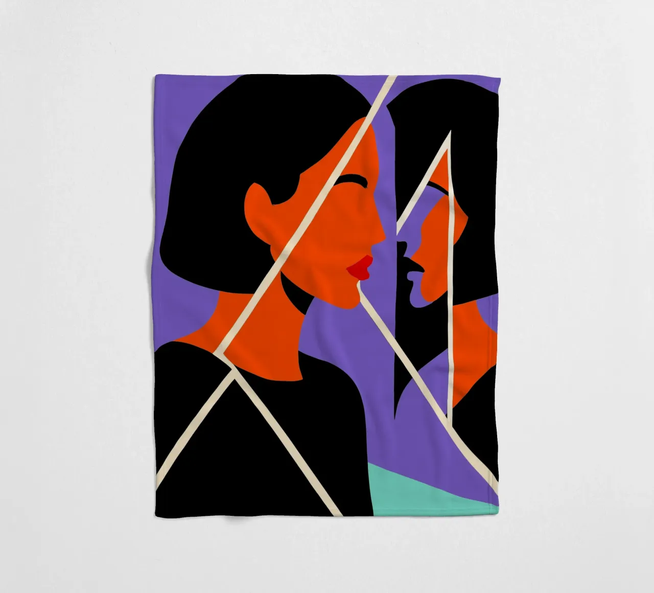 Weerspiegelde waarheid fleecedeken van SMPLE