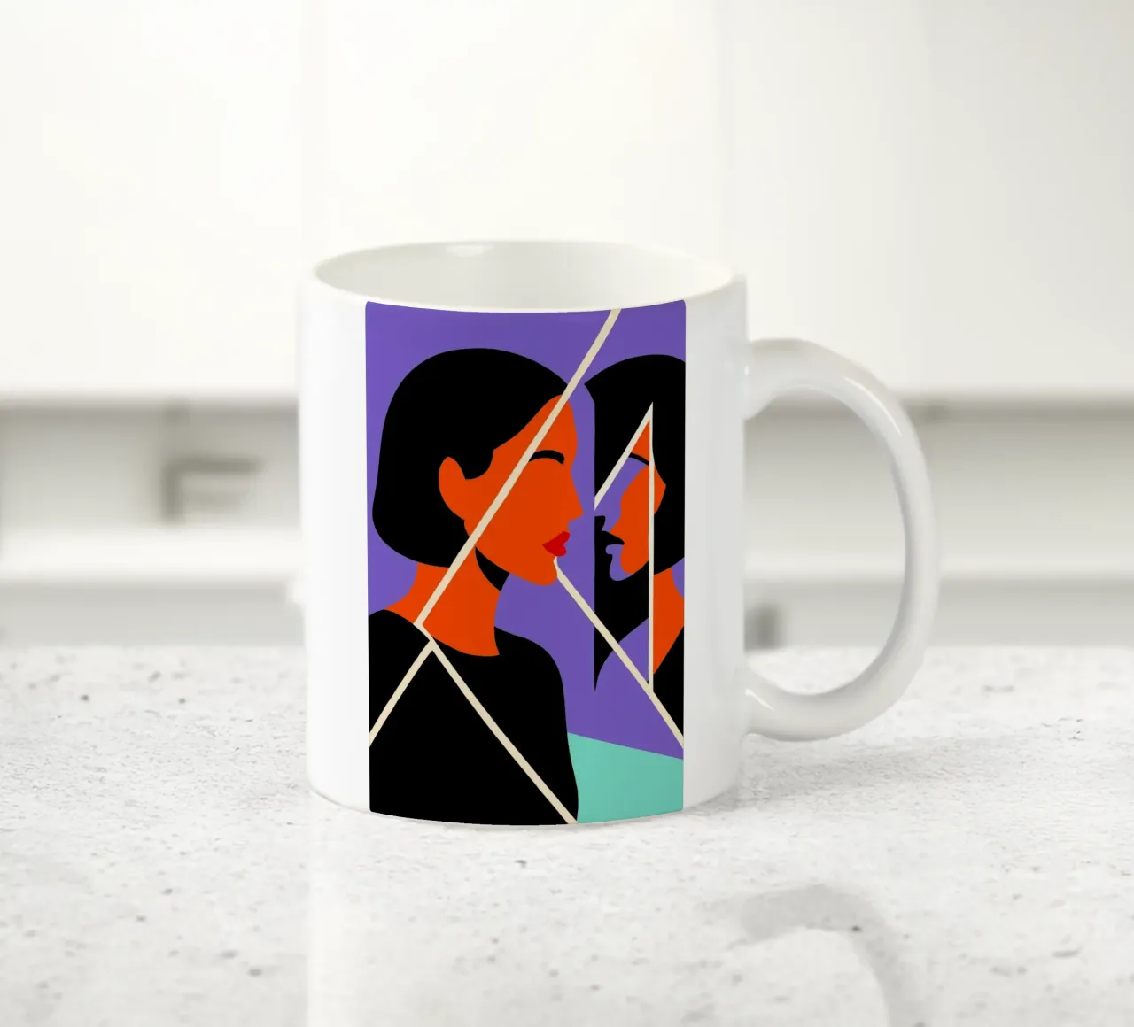 Verità riflessa tazza in ceramica da SMPLE