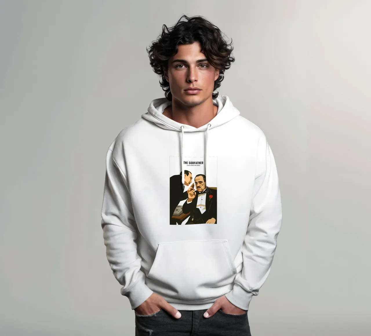 The Godfather felpa con cappuccio da MoviesArt