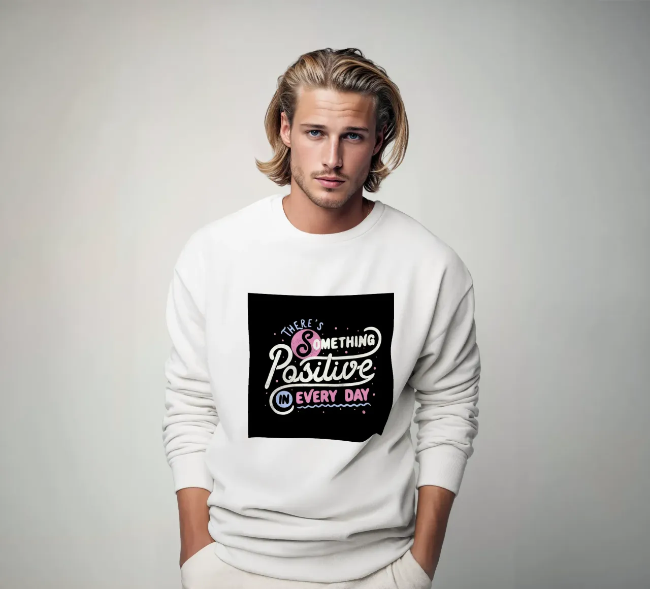 There's Something Positive In Every Day felpa da Tobe Fonseca