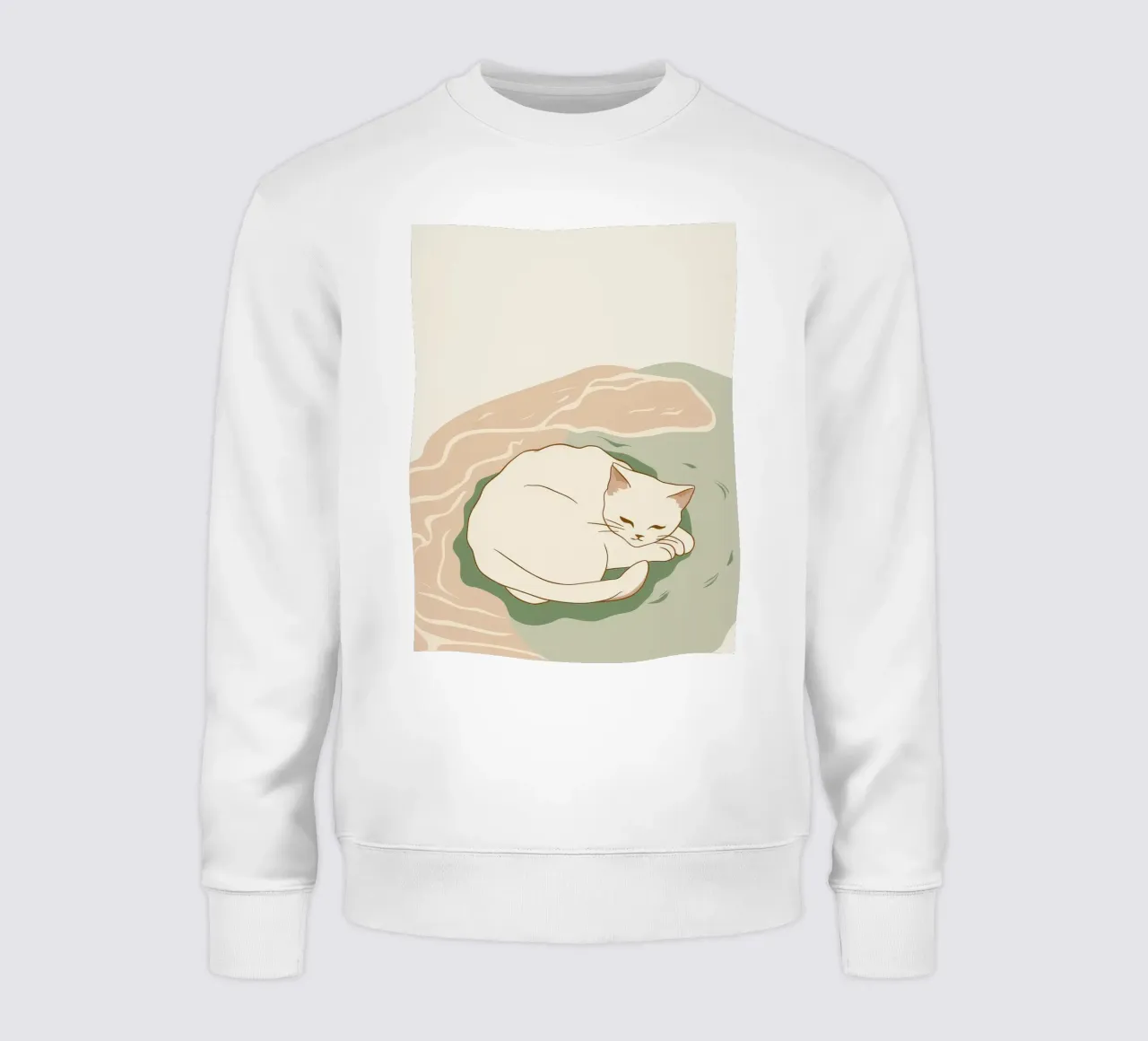 Sonno cremoso con vortice felpa da Stone Patina