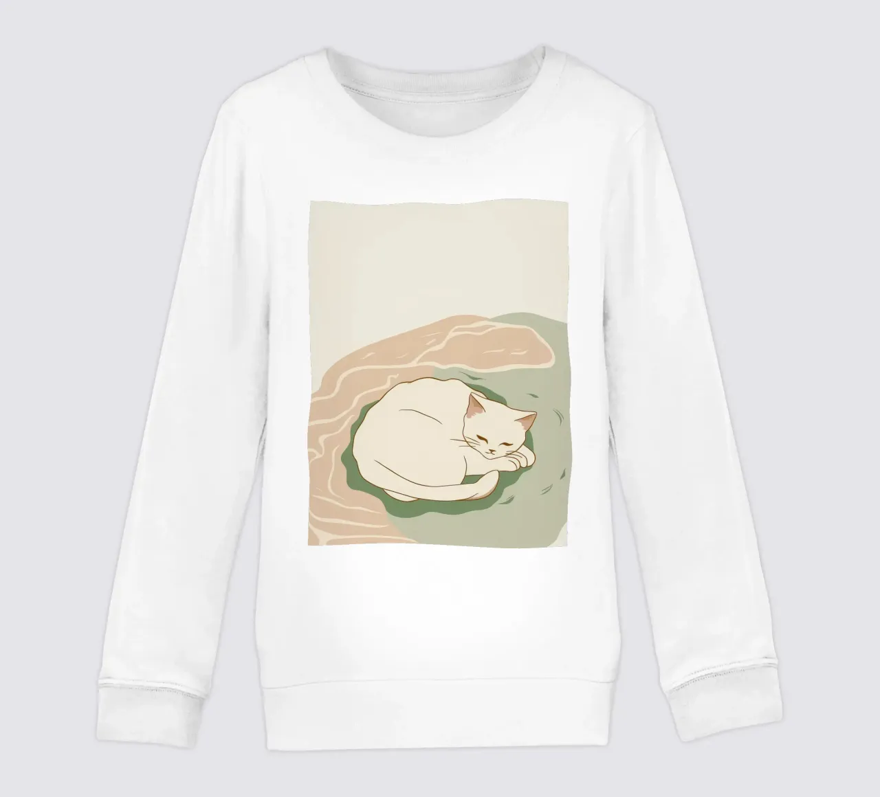 Sonno cremoso con vortice felpa bambino da Stone Patina