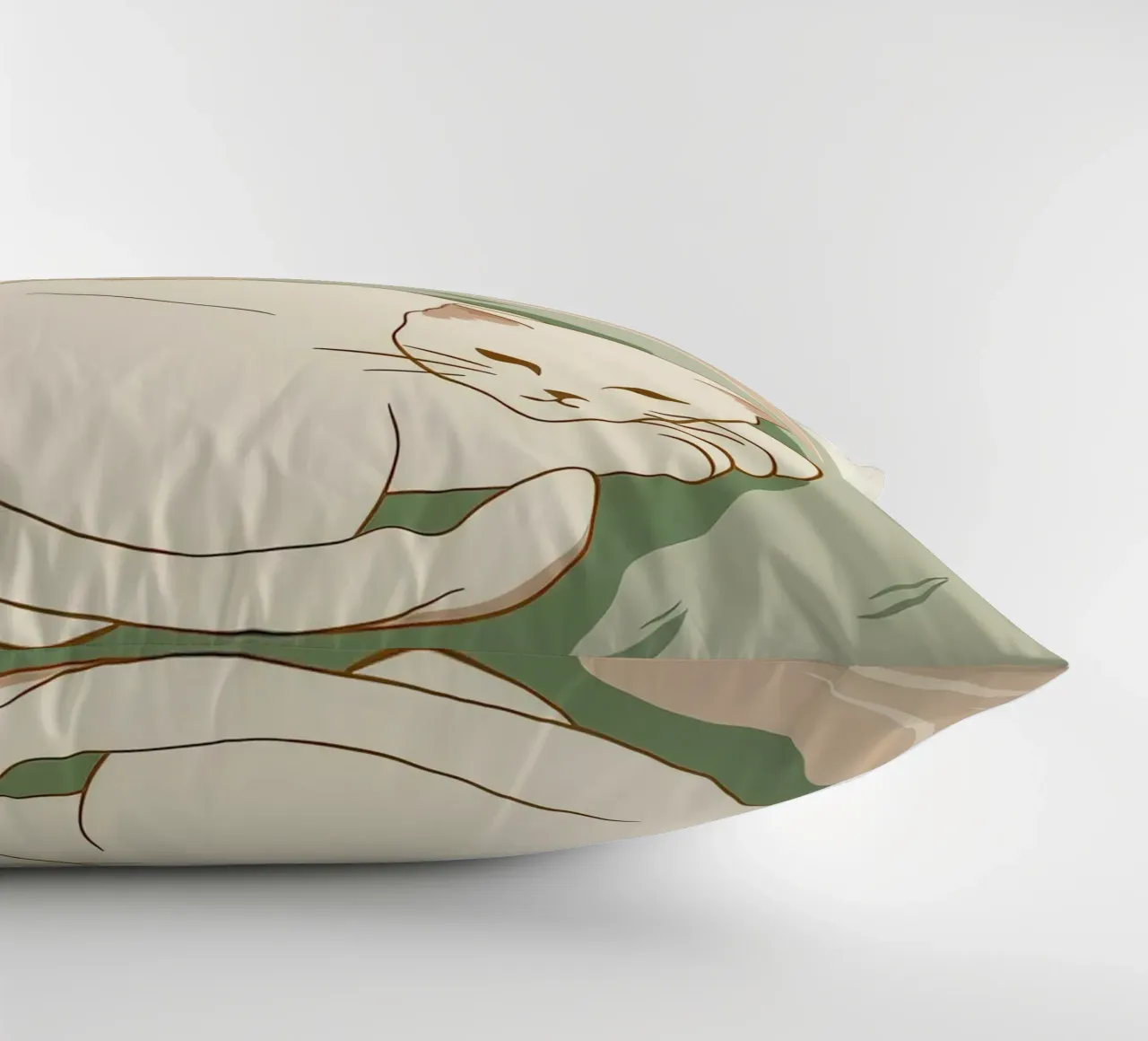 Sonno cremoso con vortice cuscino da Stone Patina
