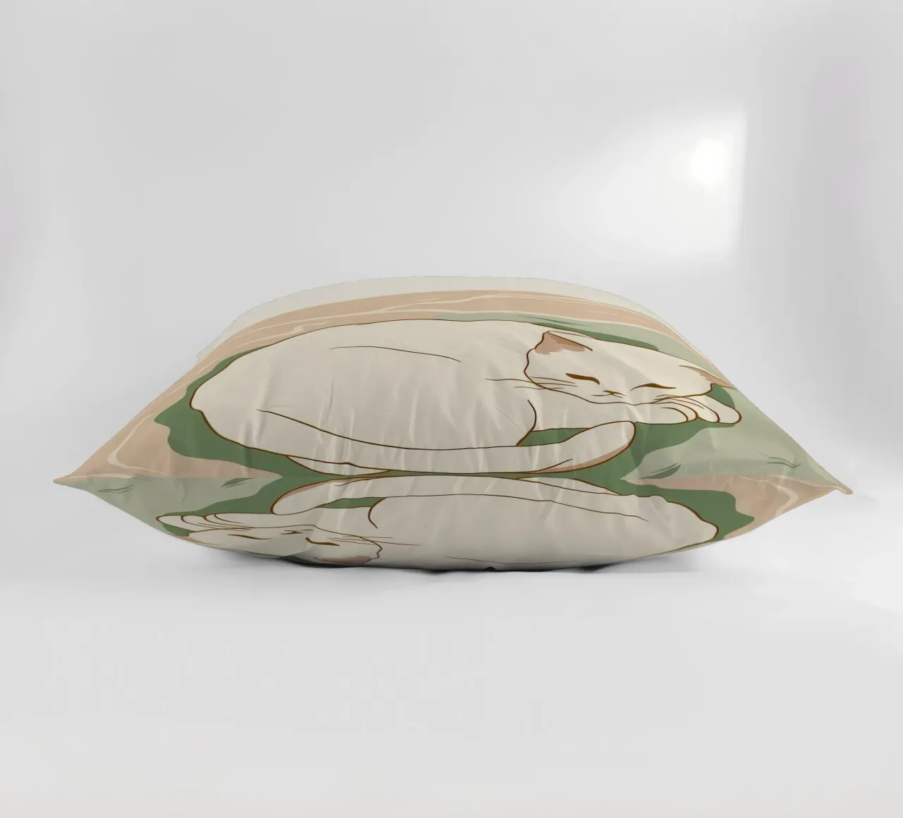 Sonno cremoso con vortice cuscino da Stone Patina