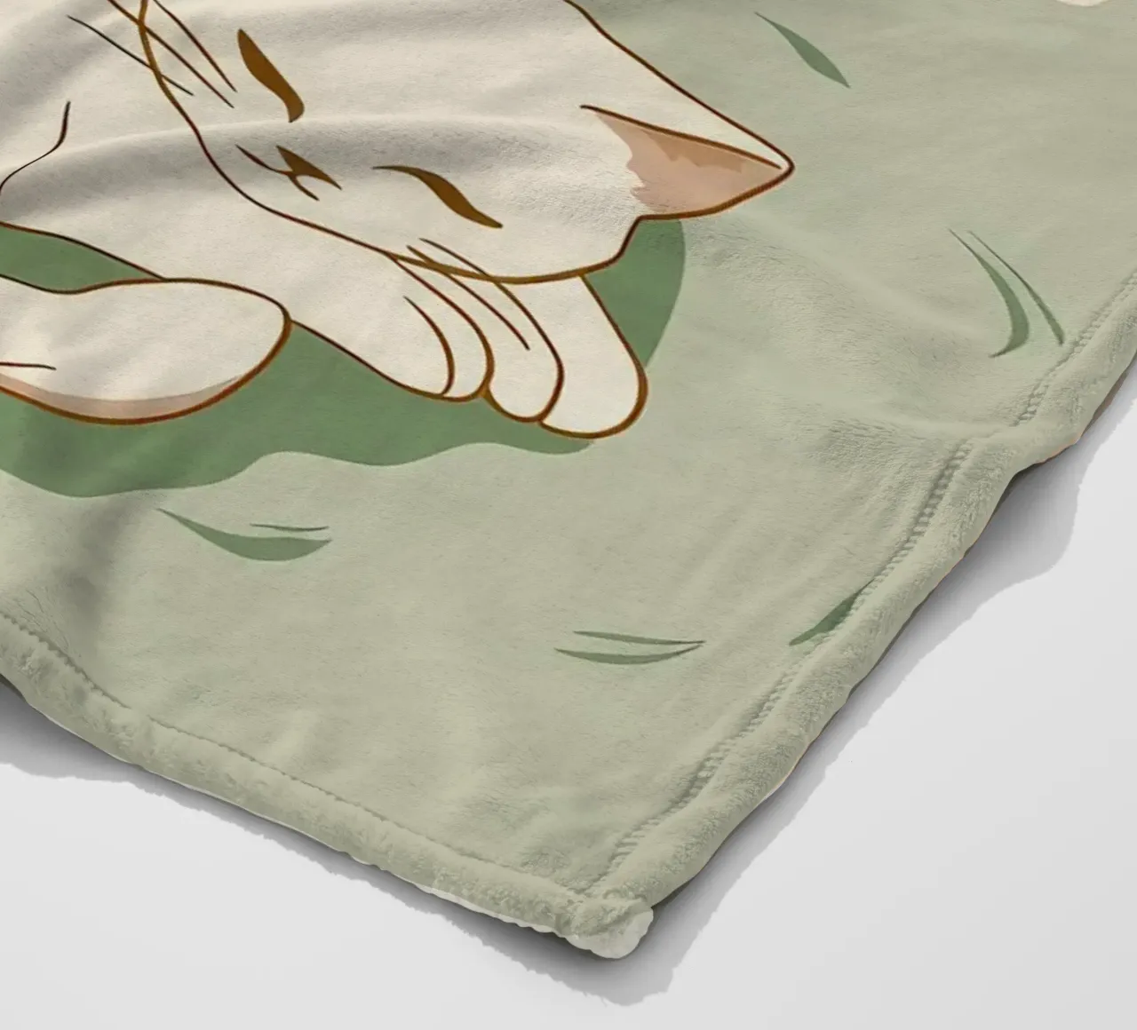 Sonno cremoso con vortice coperta in pile da Stone Patina