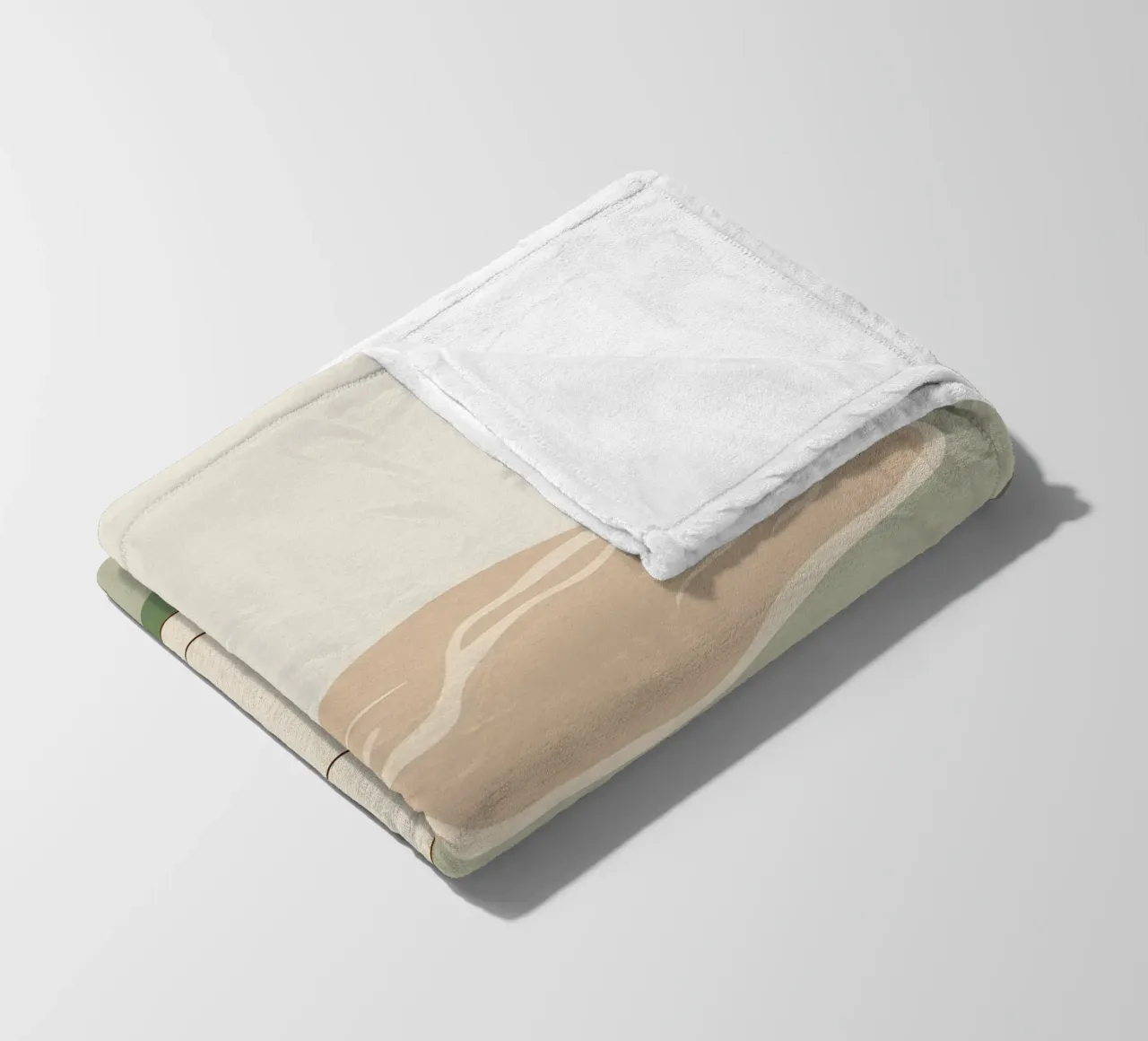 Sonno cremoso con vortice coperta in pile da Stone Patina
