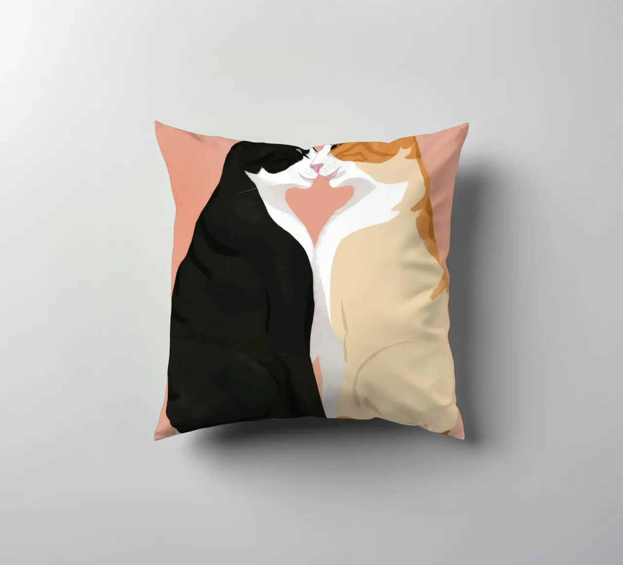 Coccole di compagnia Yin-Yang cuscino da Stone Patina