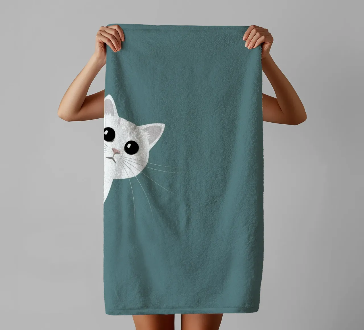 Curious Corner Peek towel by Stone Patina