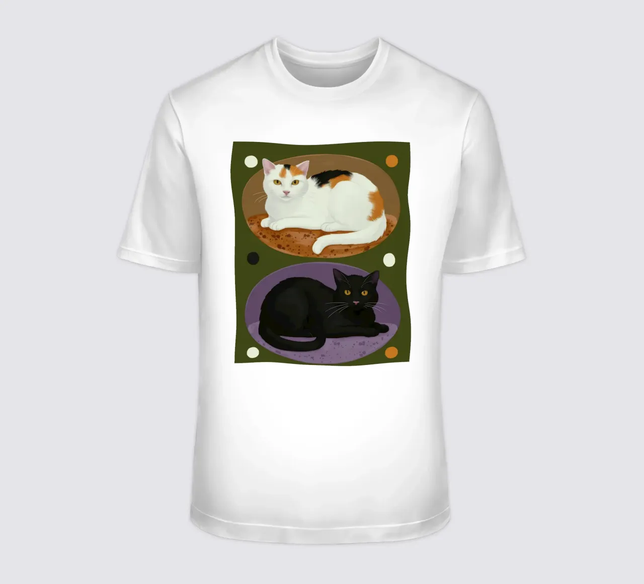 Piatto doppio felino t-shirt da Stone Patina