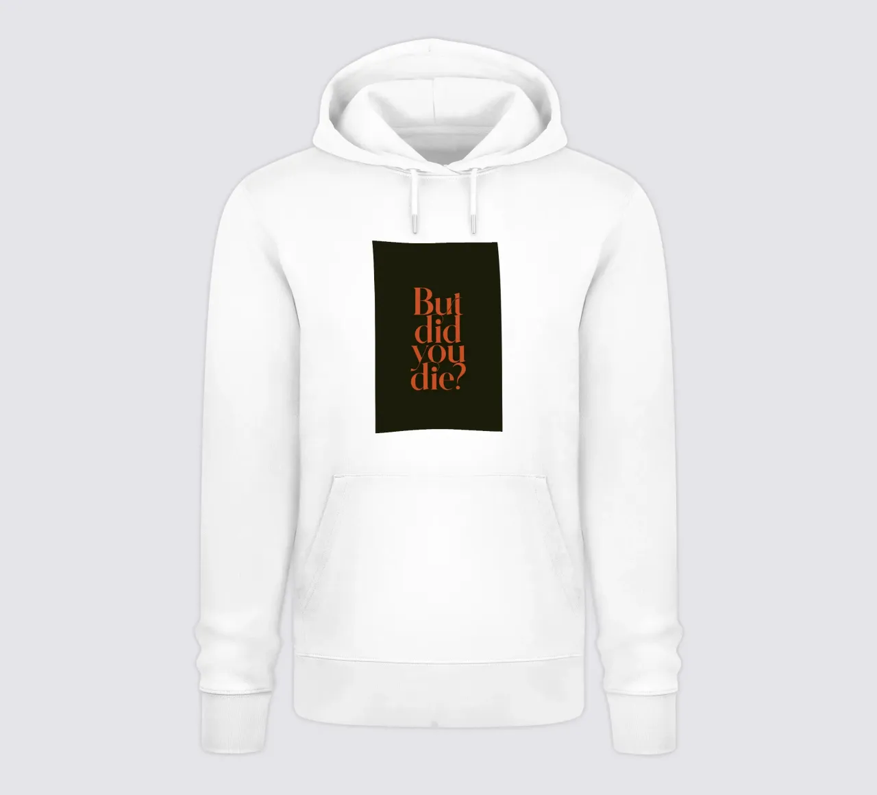 But Did You Die Olive felpa con cappuccio da Trabolt Design
