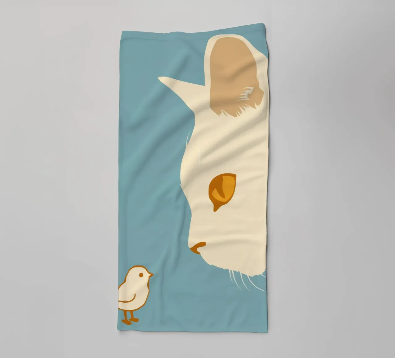 Golden Bird Encounter towel by Stone Patina