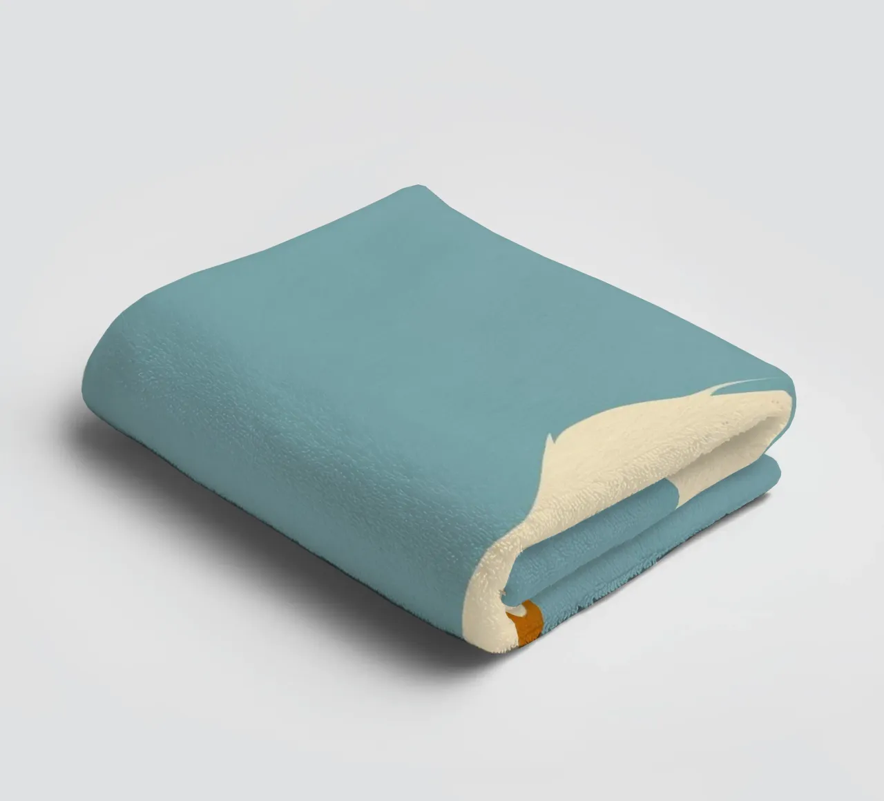 Golden Bird Encounter towel by Stone Patina