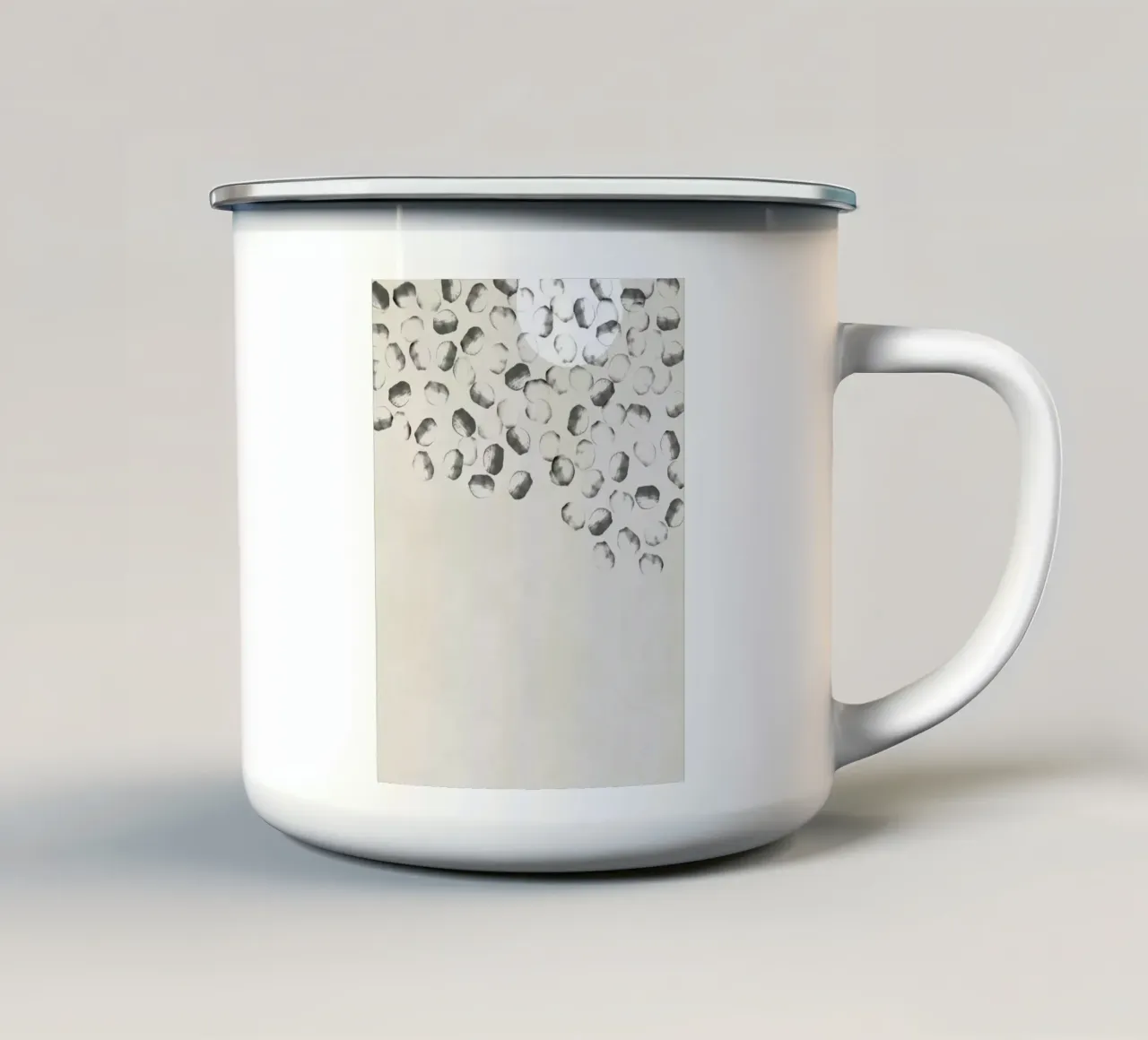 Forme di cerchi tazza in smalto da Imaginative