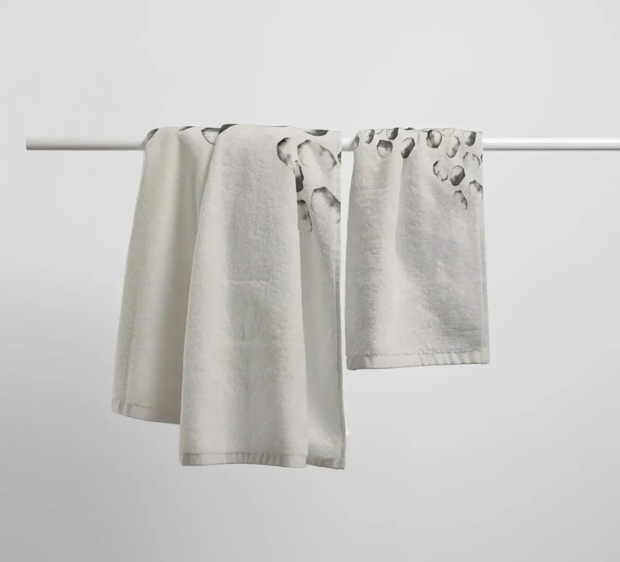 Shapes of circles towel by Imaginative