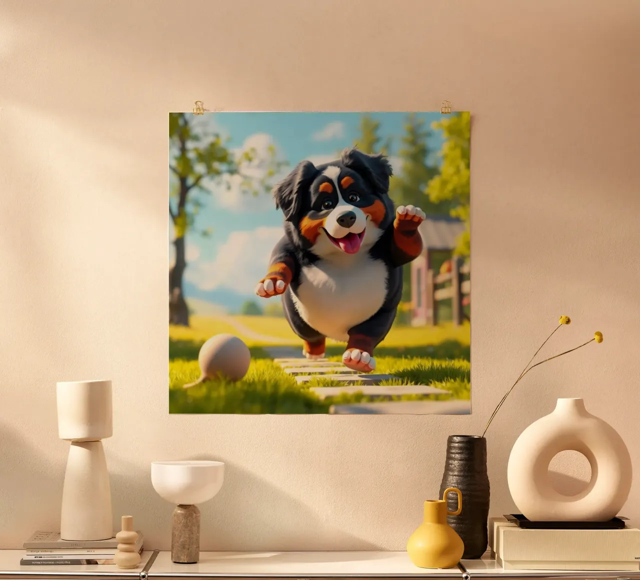 Pixarstyle and Ultrasweet #16 poster with plastic frame by Yumis.Beargang.and.Me