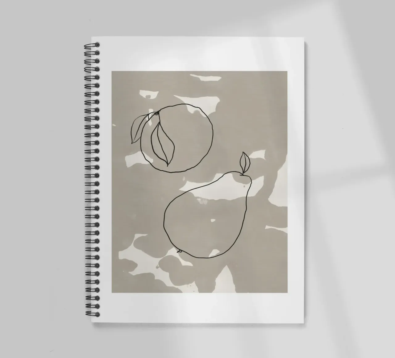 Abstract Botanic No 17 spiral notebook by treechild