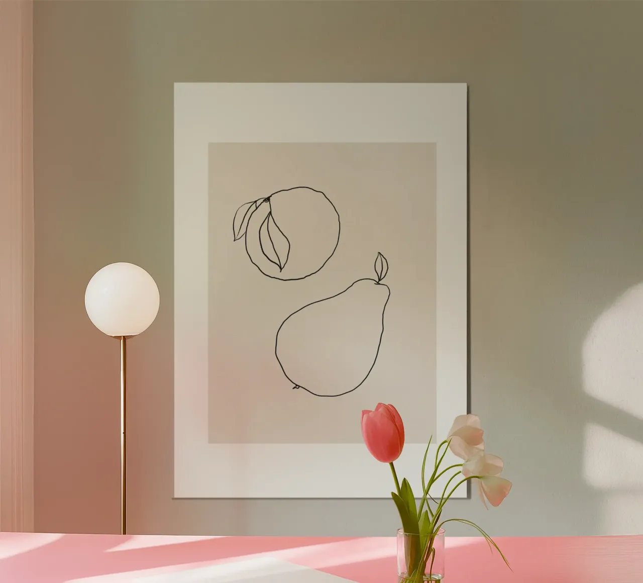 Abstract Botany No 18 alluminio dibond da treechild