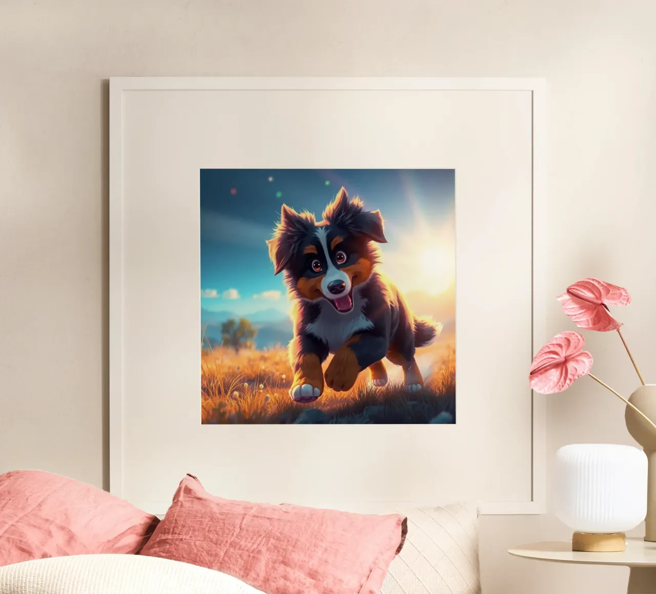 Pixarstyle e Ultrasweet #19 poster con telaio in legno da Yumis.Beargang.and.Me