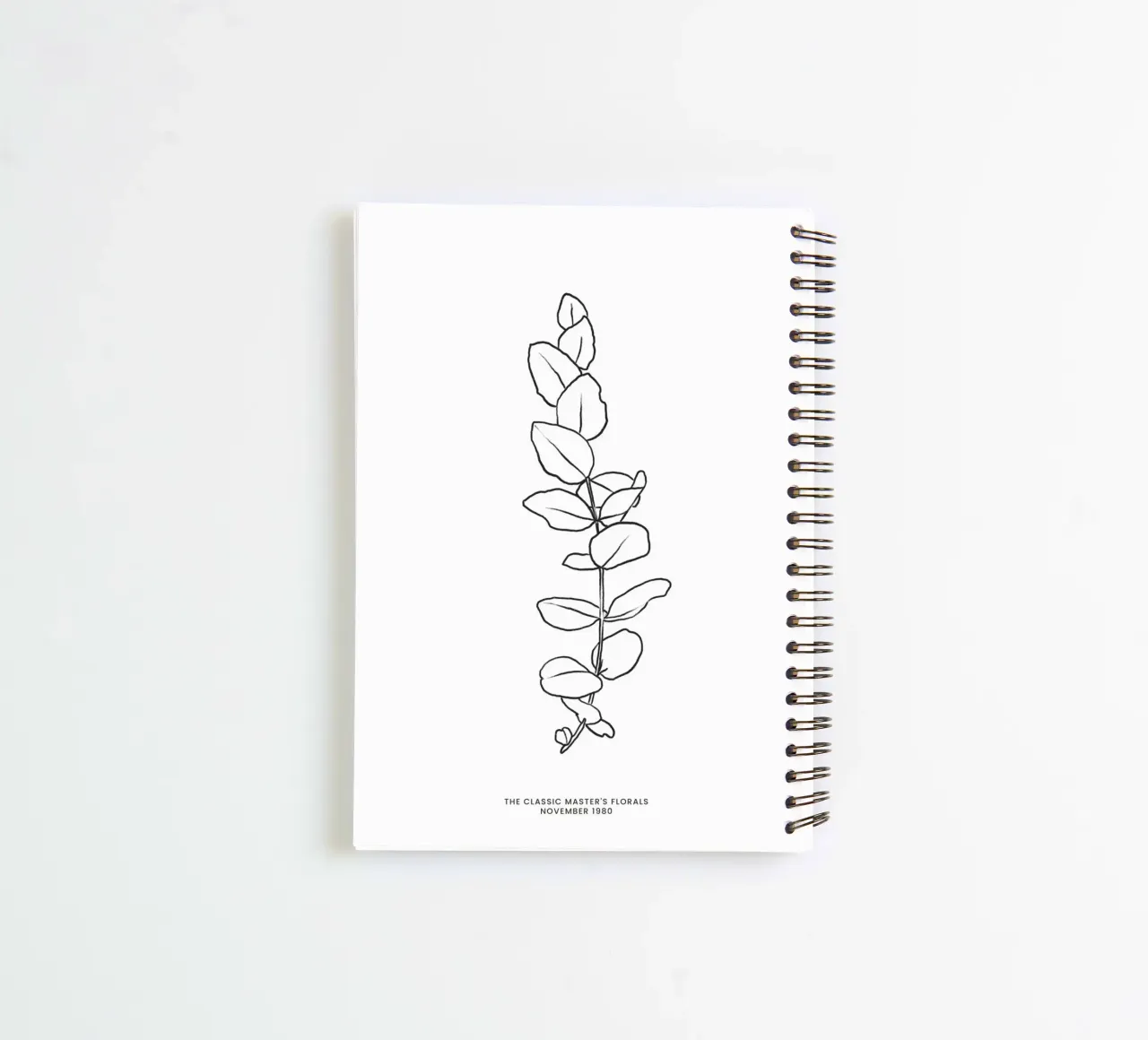 Abstract Botanics No 20 diario ad anelli da treechild