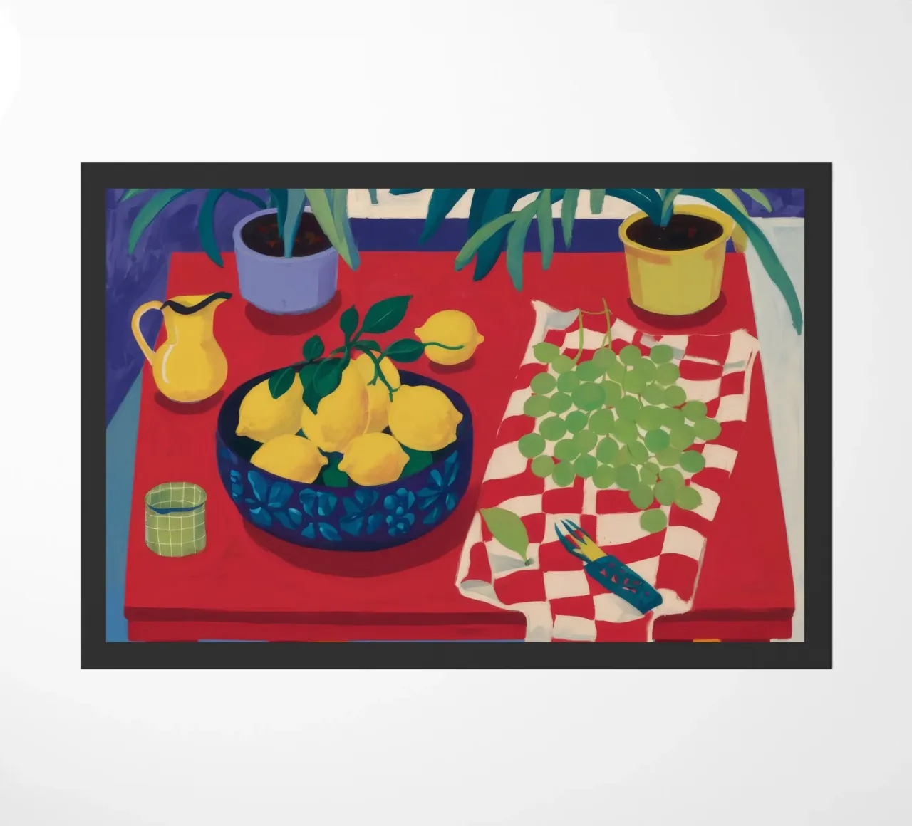 Lemon Table Zest doormat by Haven Mirage