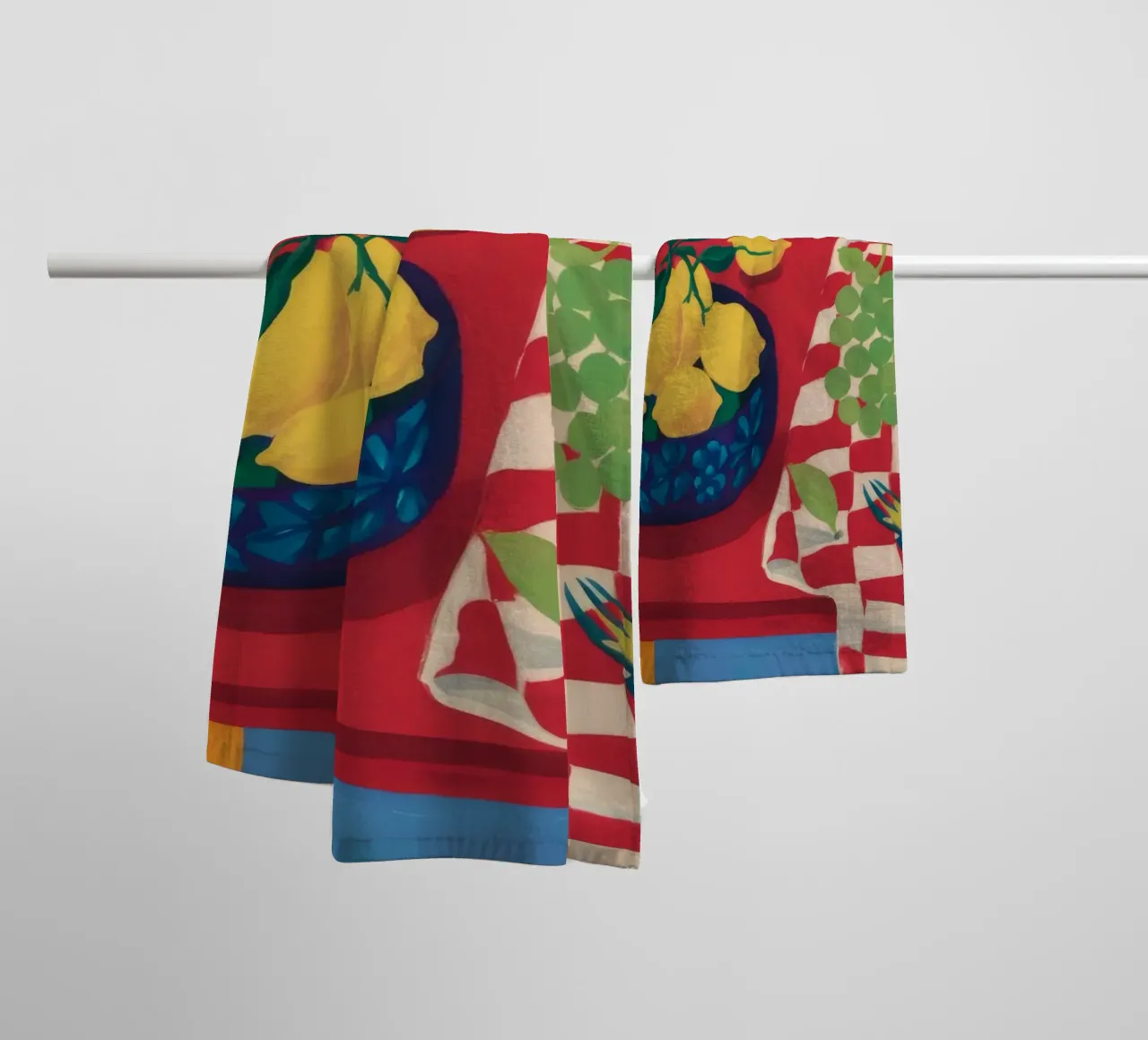 Lemon Table Zest towel by Haven Mirage