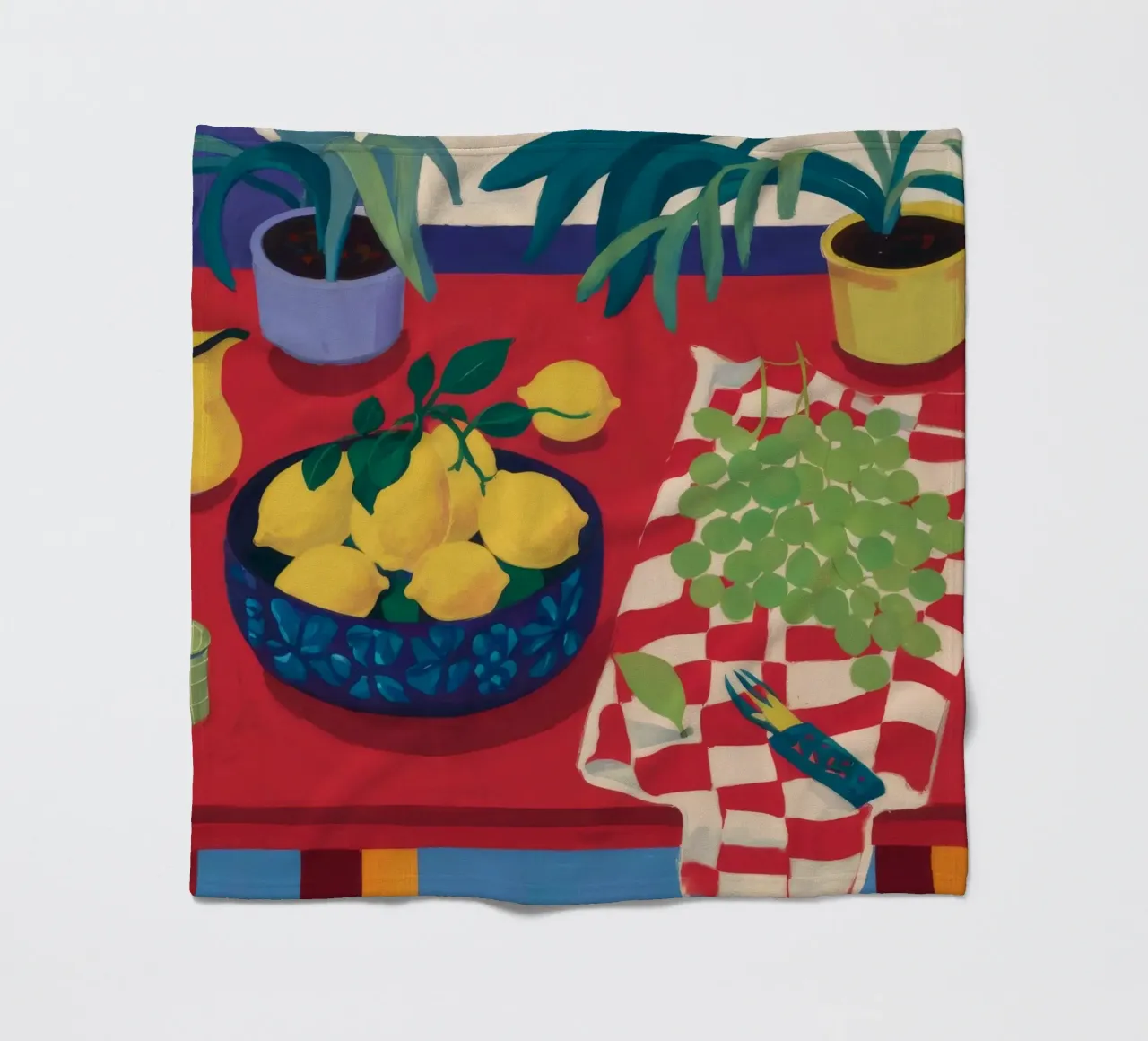 Lemon Table Zest Fleecedecke von Haven Mirage