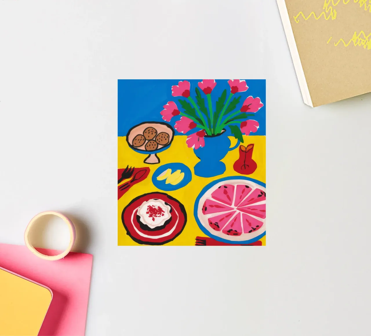 Grapefruit-Torte Delight Sticker von Jasper Rune