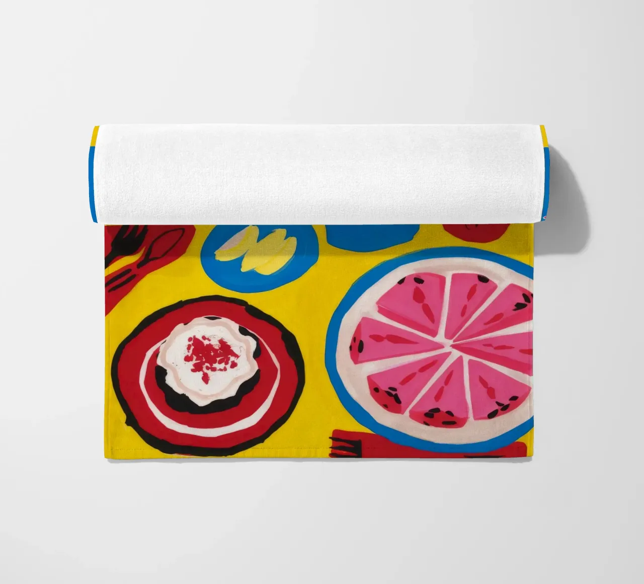 Grapefruit-Torte Delight Strandtuch von Jasper Rune