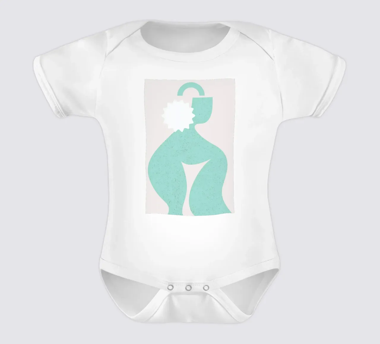 Flexing Anemone body neonato maniche corte da Studio One
