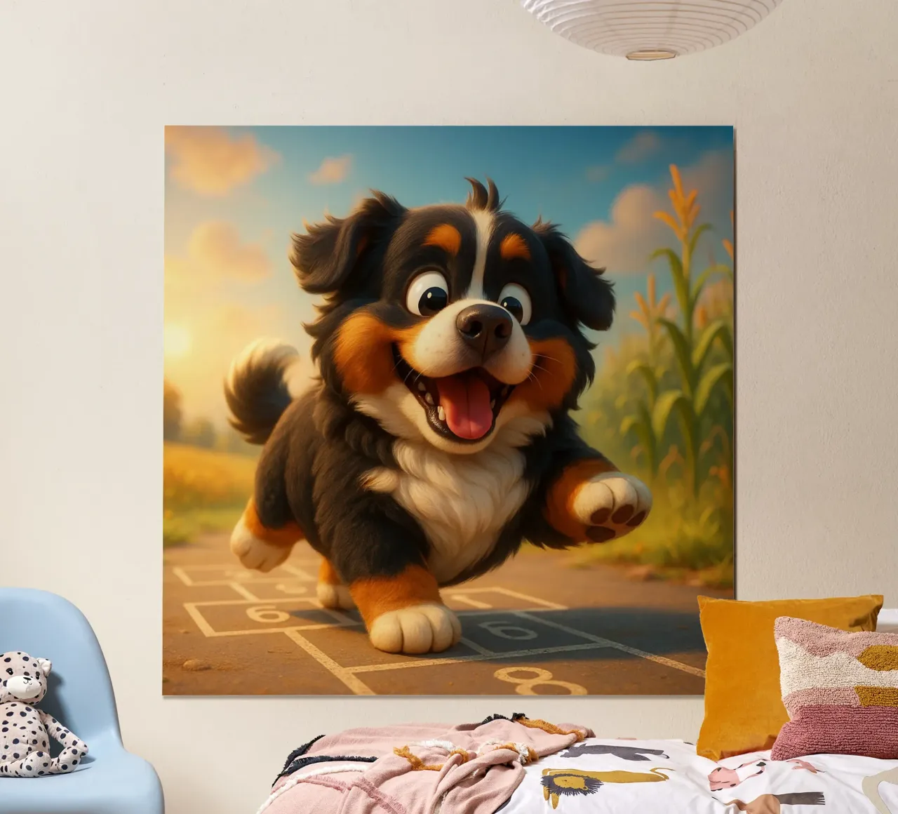 Pixarstyle e Ultrasweet #21 poster con telaio in legno da Yumis.Beargang.and.Me