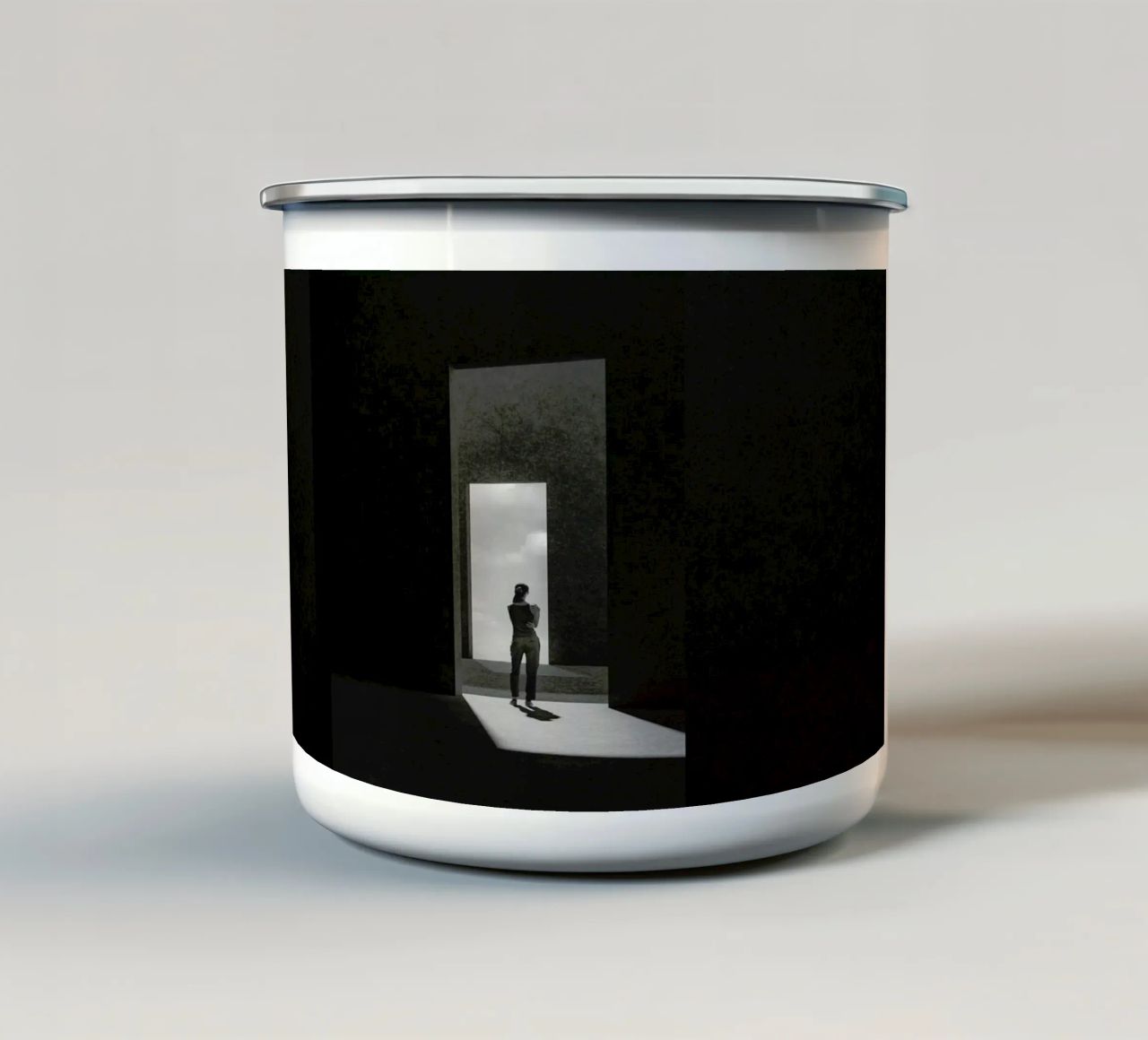 Extrospection tazza in smalto da METROPOLIS