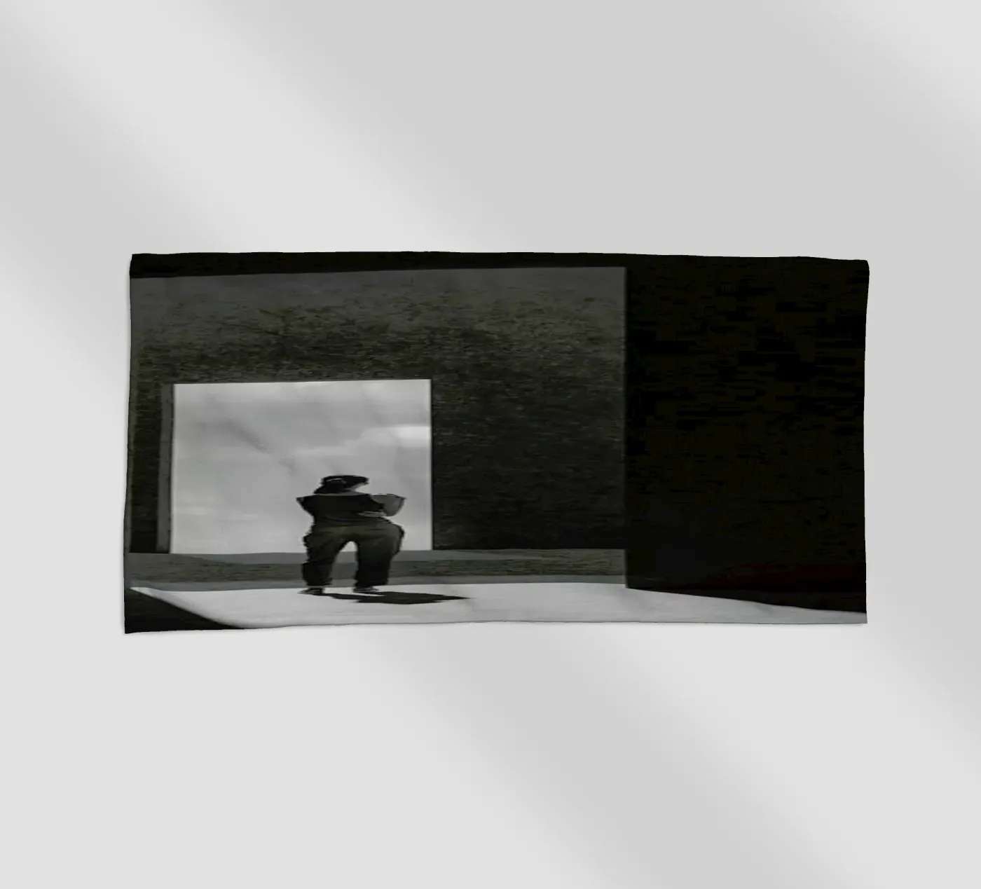 Extrospection beach towel by METROPOLIS