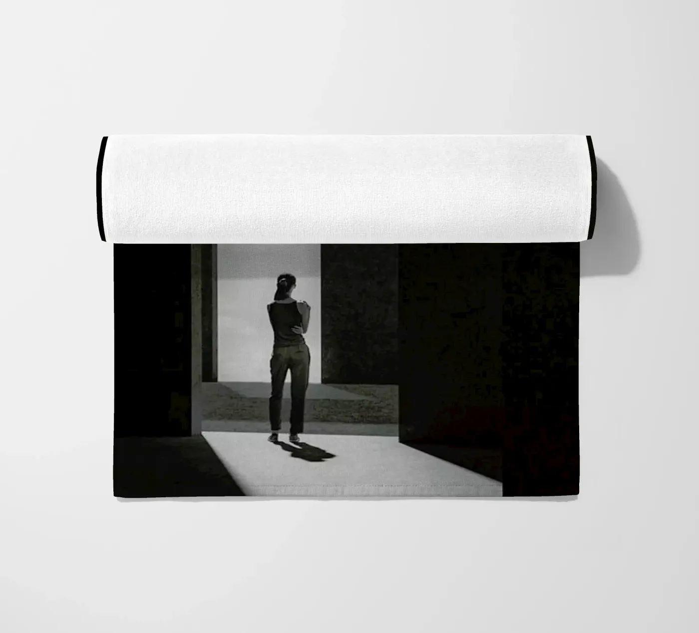 Extrospection beach towel by METROPOLIS