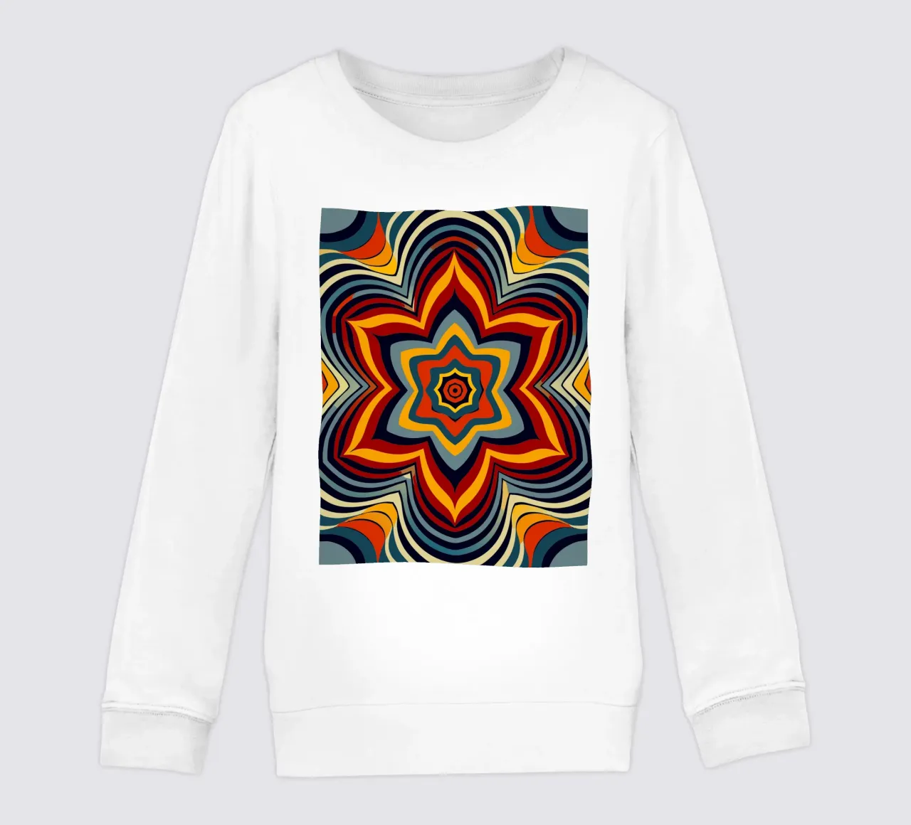 abstrakte Kunst Malerei Kinder Sweatshirt von zetazone
