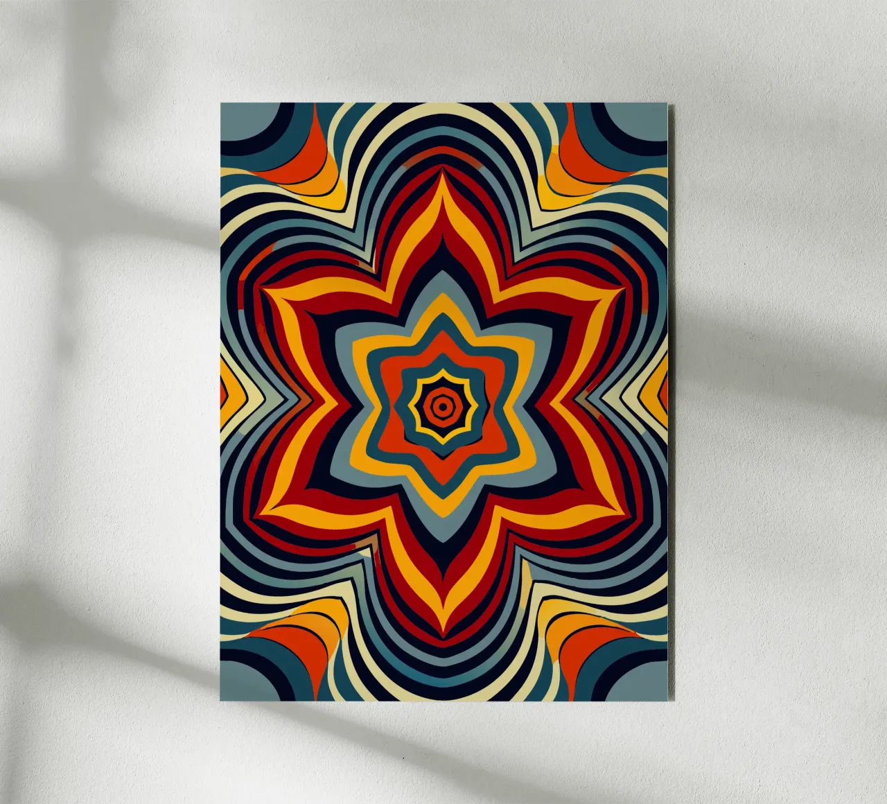 abstracte kunst schilderij forex-plaat van zetazone